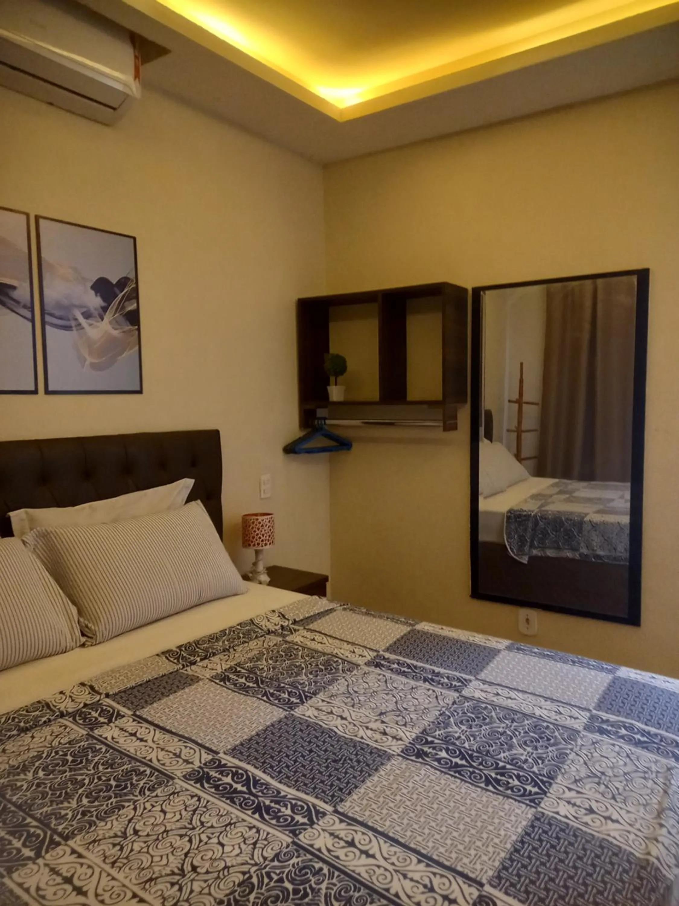 View (from property/room), Bed in Quartos Em Casa In Caxias da Paraíso
