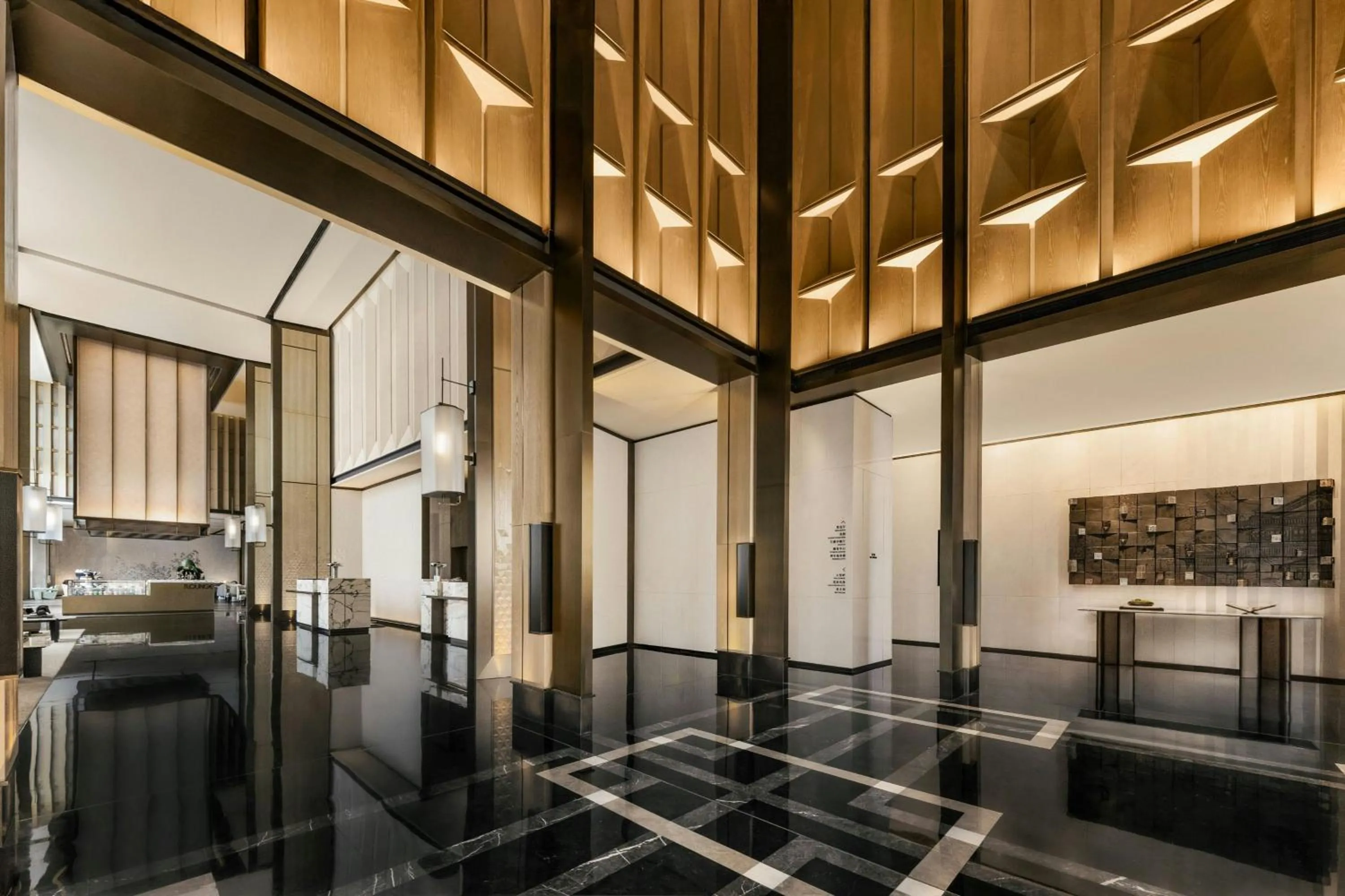 Lobby or reception in Xi'an Marriott Hotel High-Tech Zone