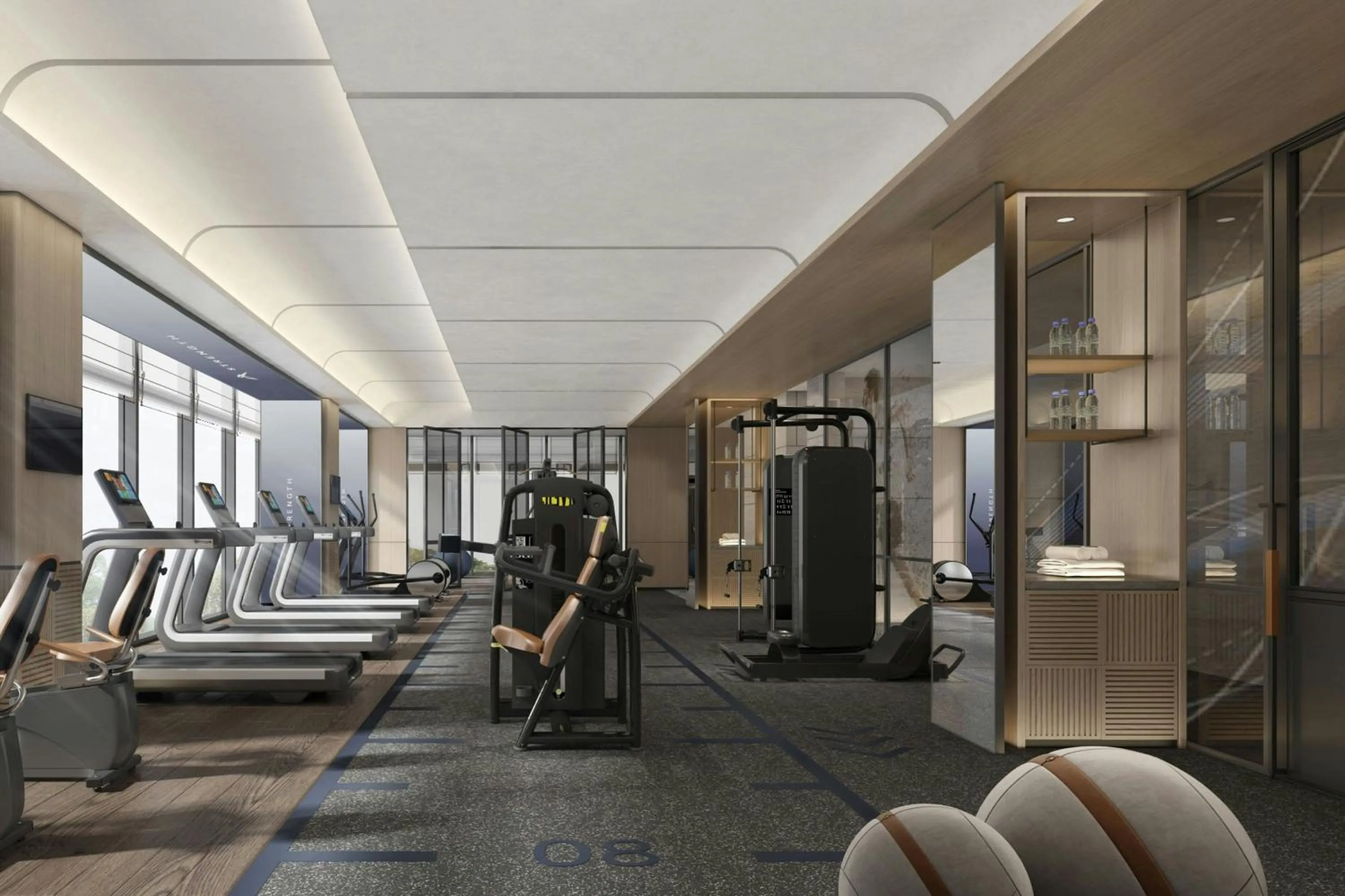 Fitness centre/facilities in Xi'an Marriott Hotel High-Tech Zone