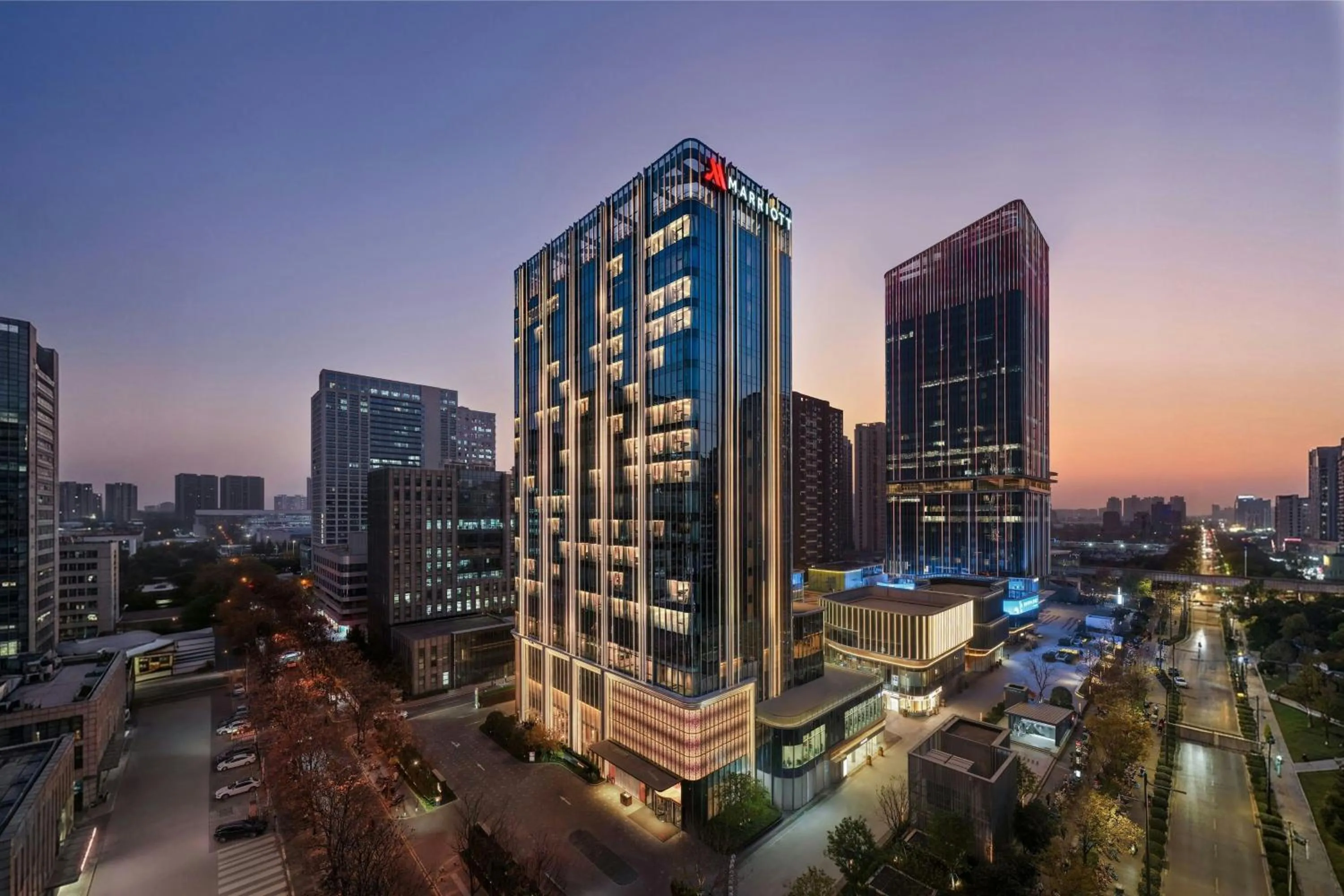 Property building in Xi'an Marriott Hotel High-Tech Zone