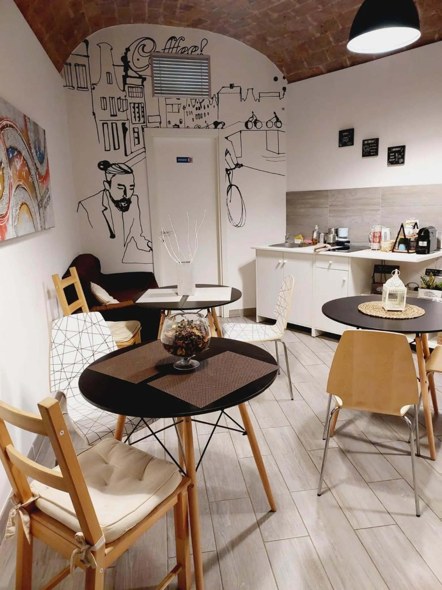 Kitchen or kitchenette in Maison Villa Torlonia