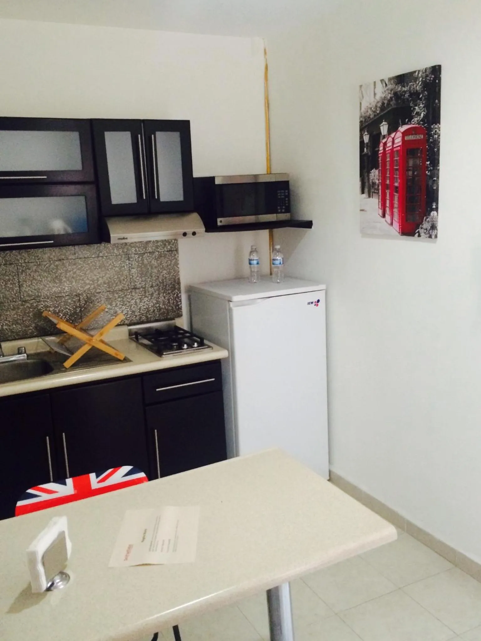 Kitchen or kitchenette in Metropolis Suites Ejecutivas