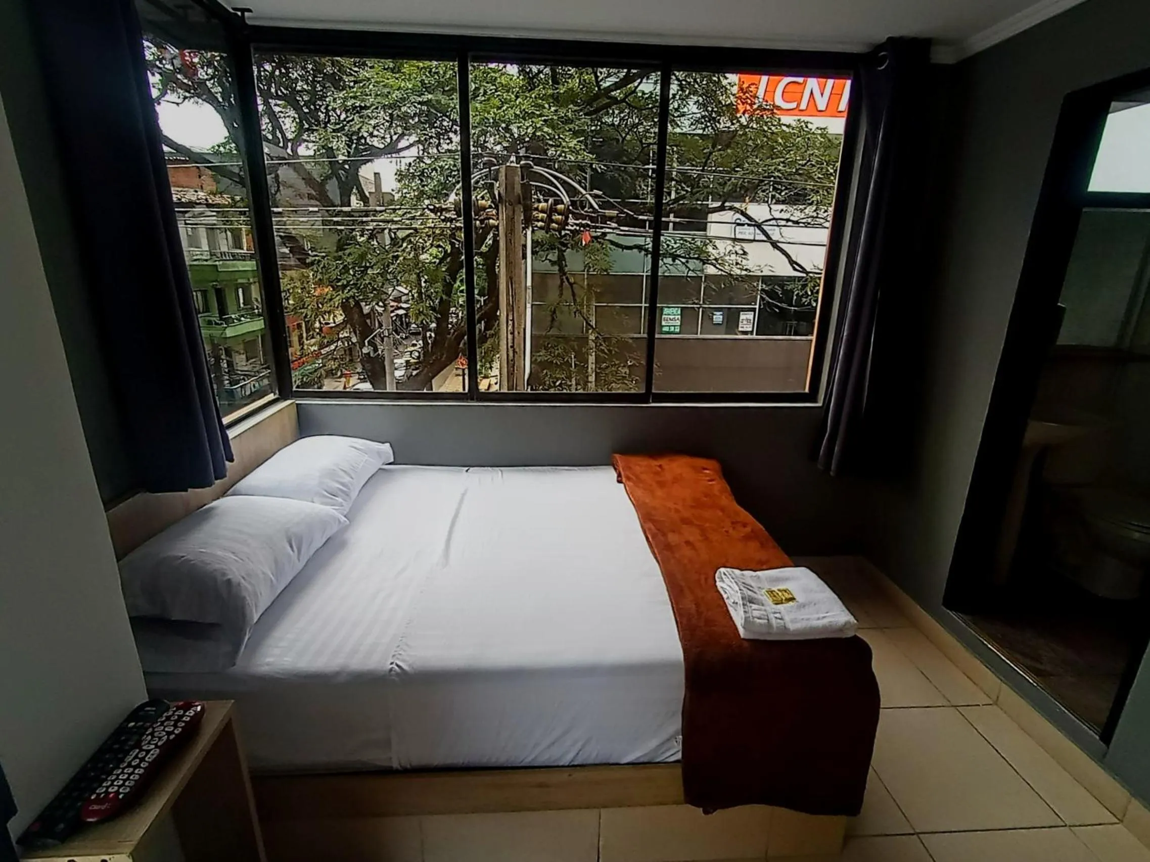 Bed in Hotel Ruiseñor Itagui