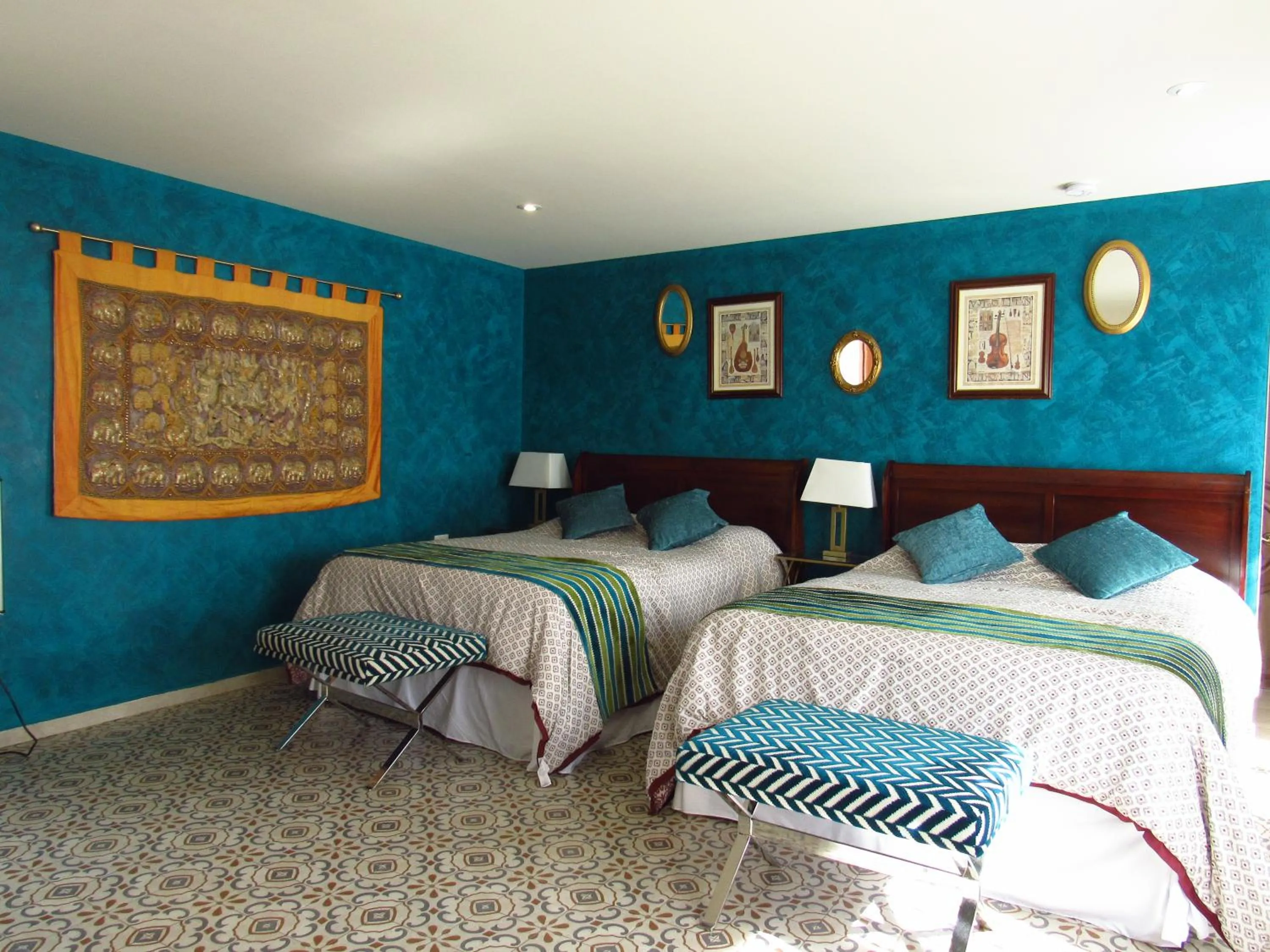 Bed in Hotel Boutique Casa del Jardín Aguascalientes