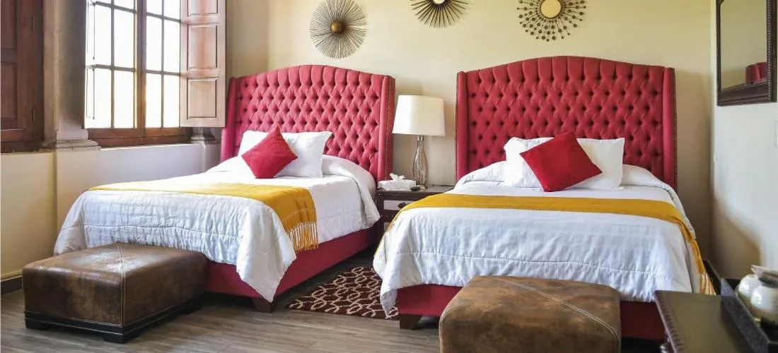 Bed in Hotel Boutique Casa del Jardín Aguascalientes