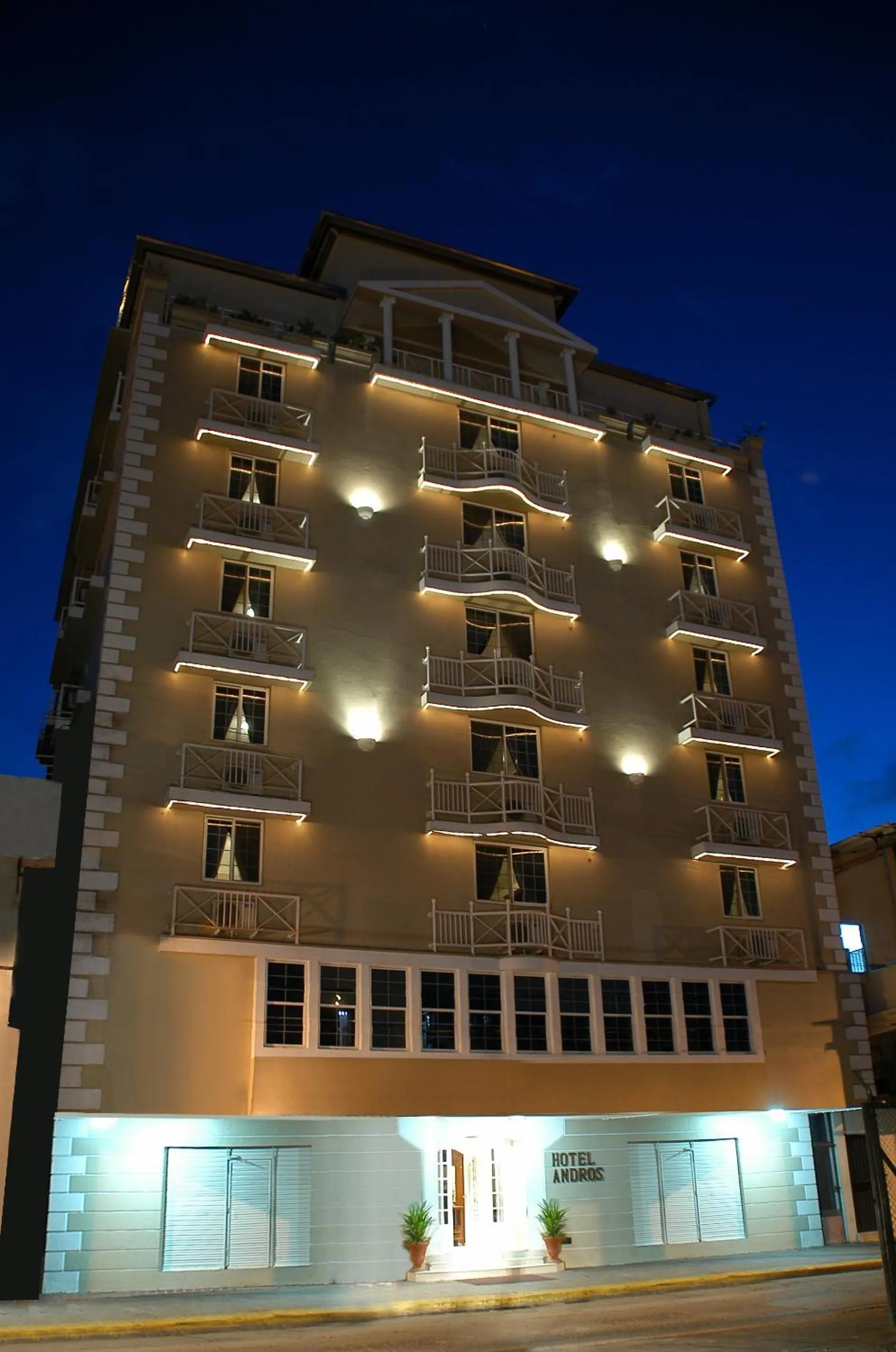 Property building in Hotel Andros