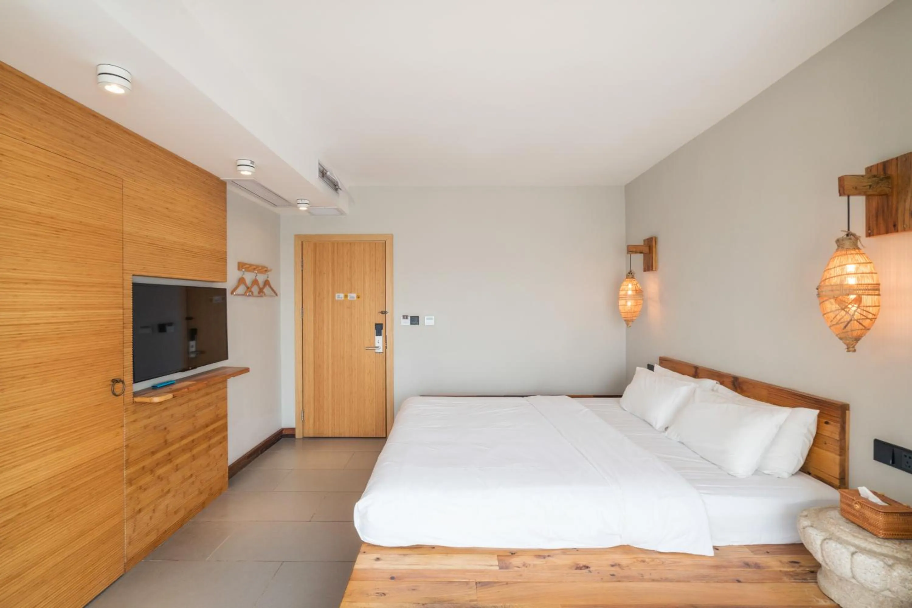 Bed in Zen Tea House Seven Stars Park