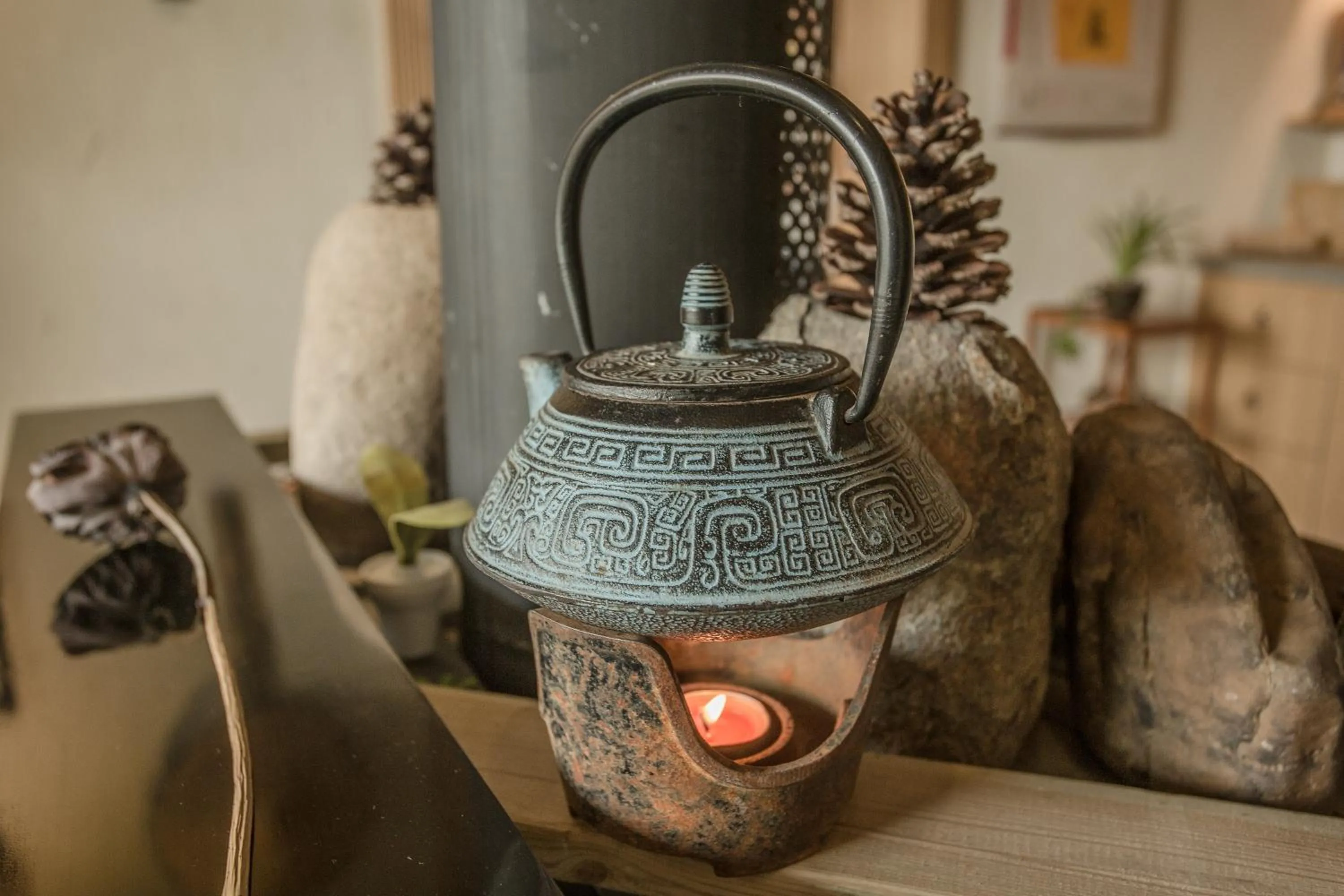 Decorative detail in Zen Tea House Seven Stars Park