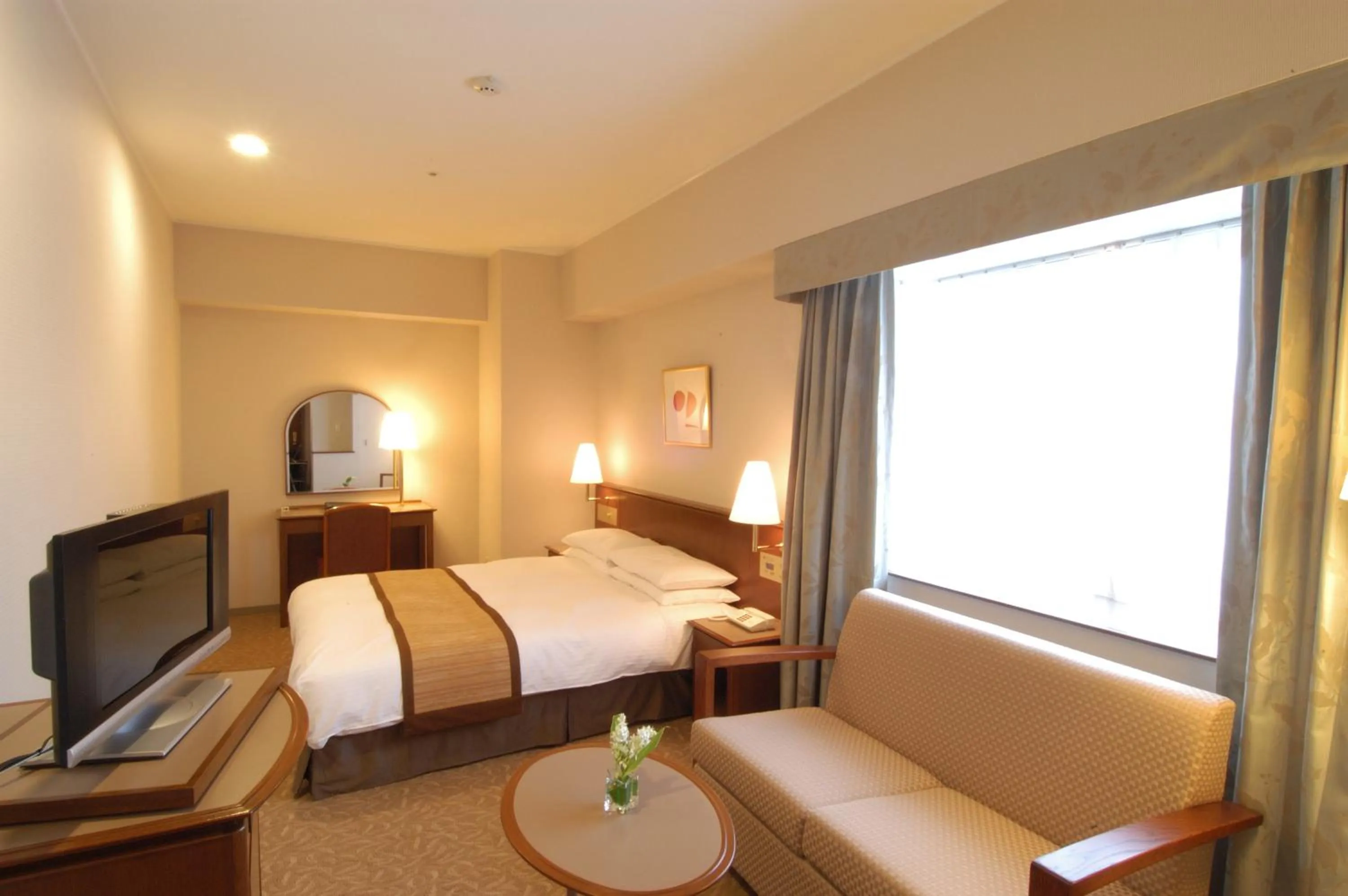 Photo of the whole room, Bed in Hotel Terrace The Square Hitachi