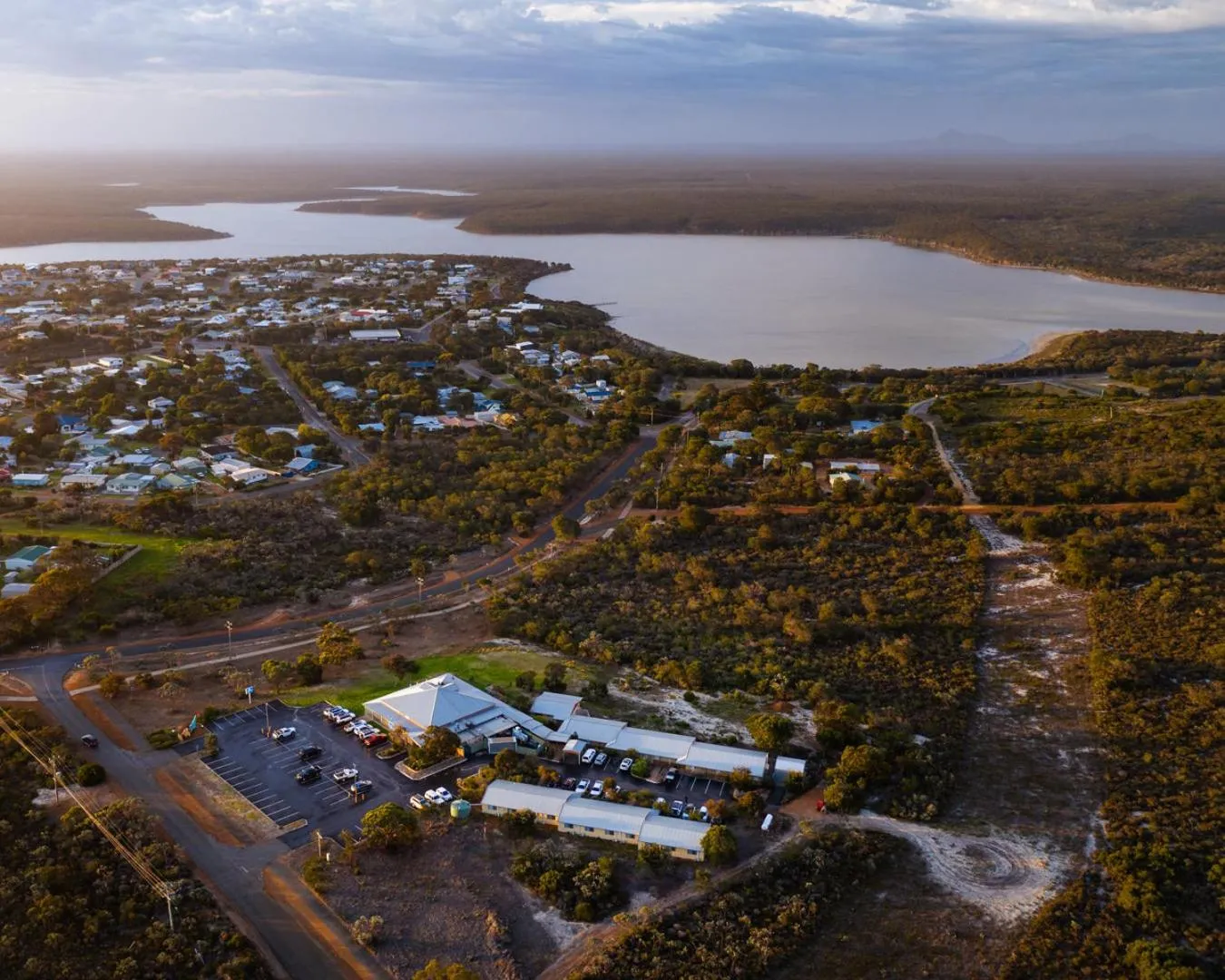 Bird's eye view in Bremer Bay Resort