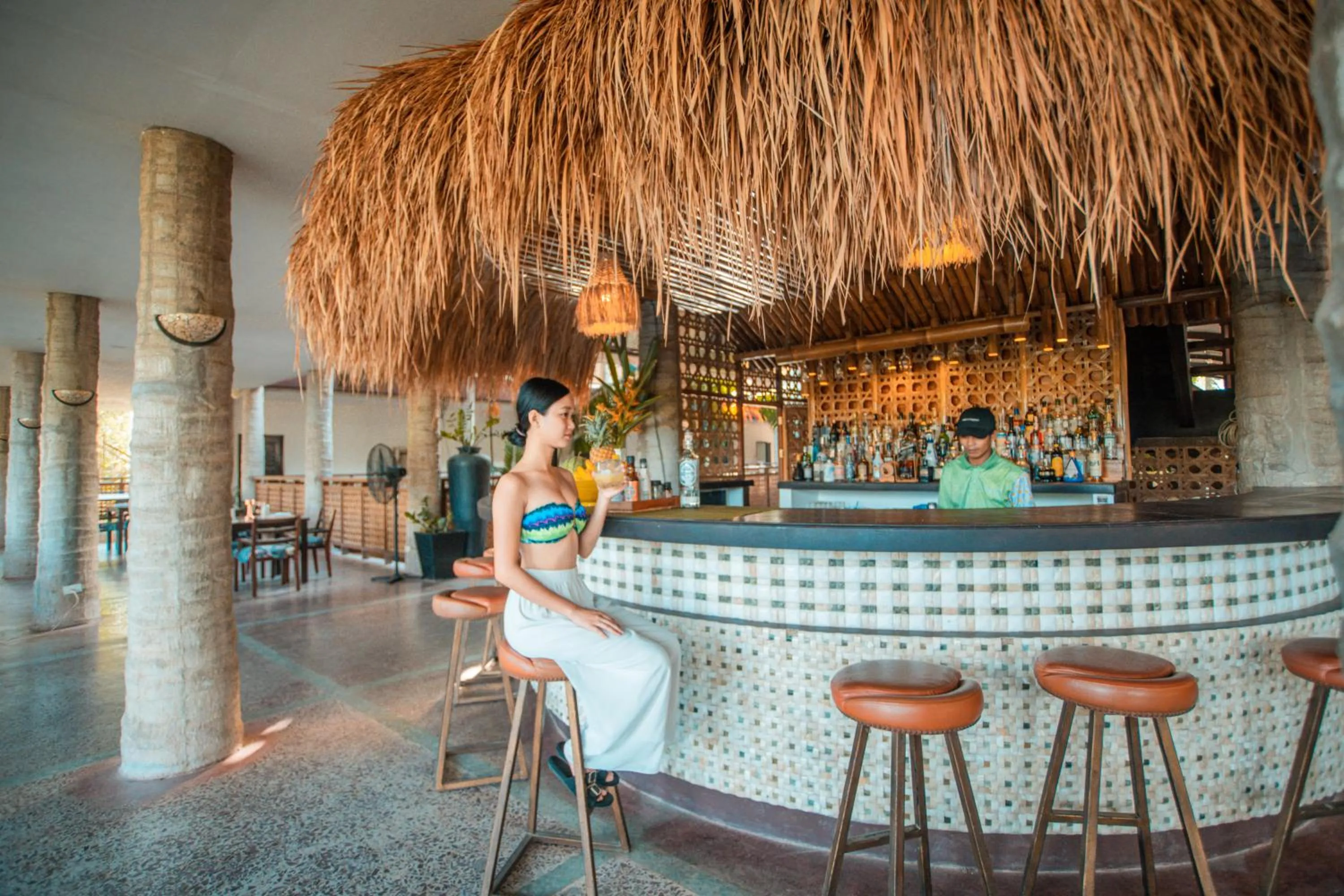 Lounge or bar in Club Agutaya