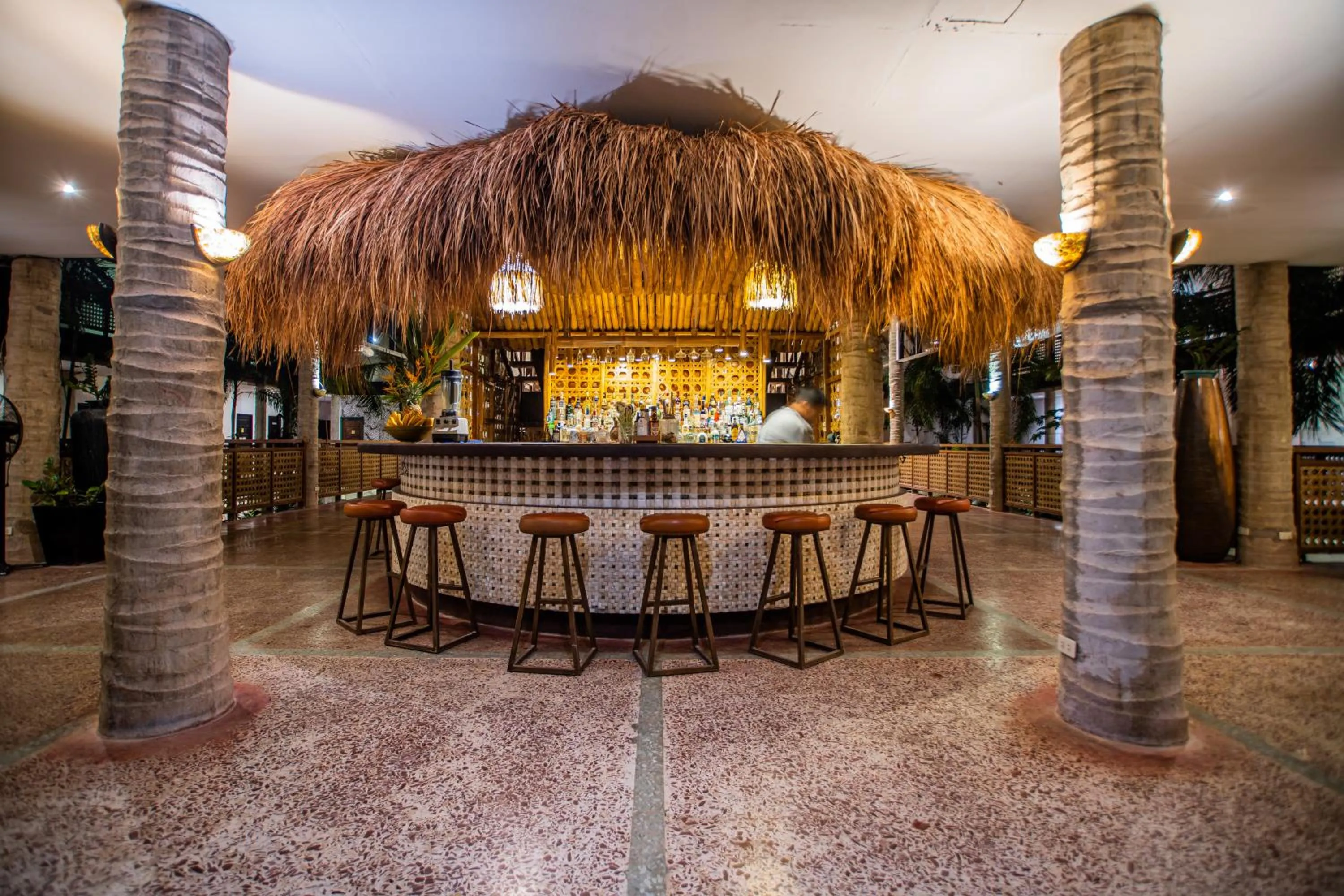 Lounge or bar in Club Agutaya