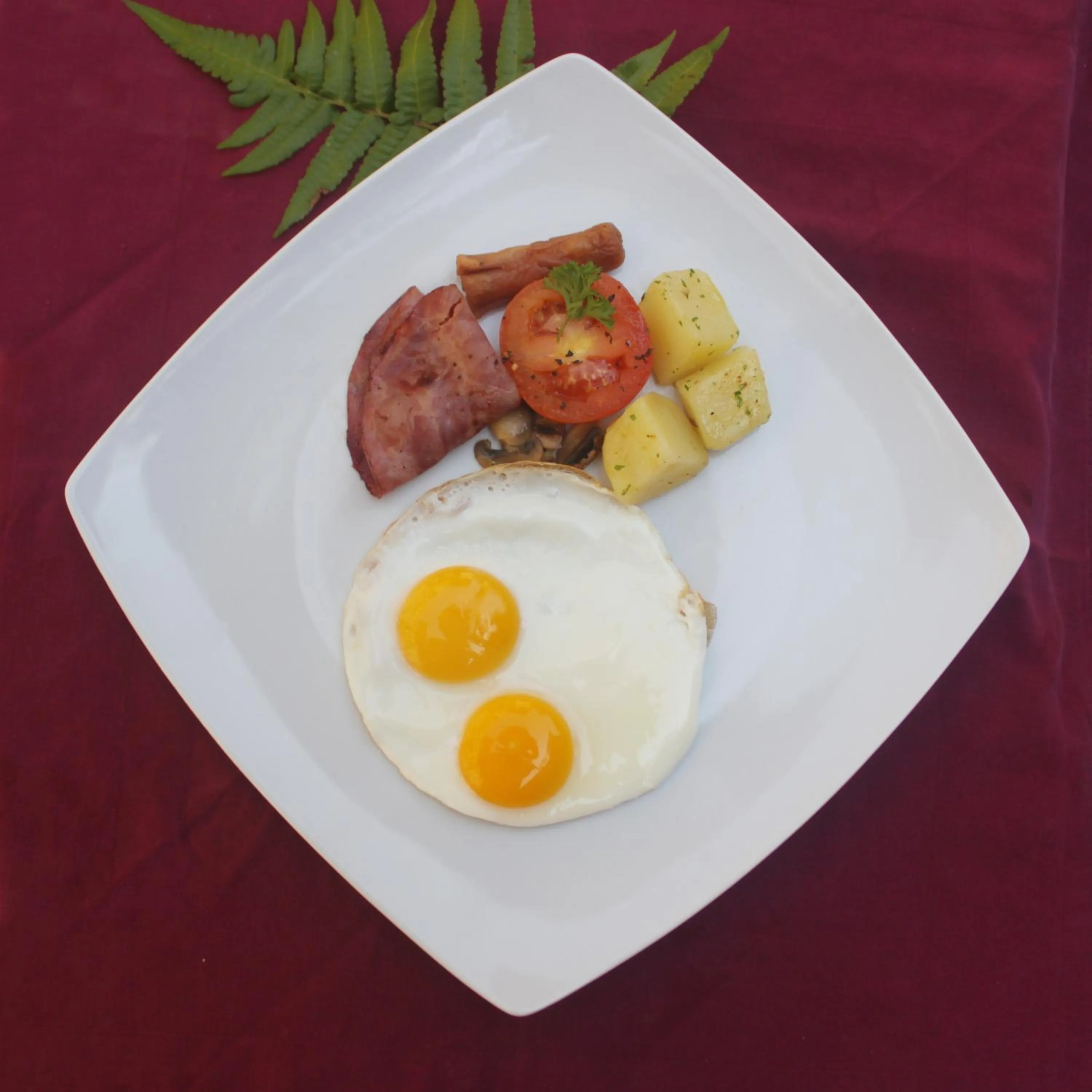 American breakfast in Umaya Ubud Villa