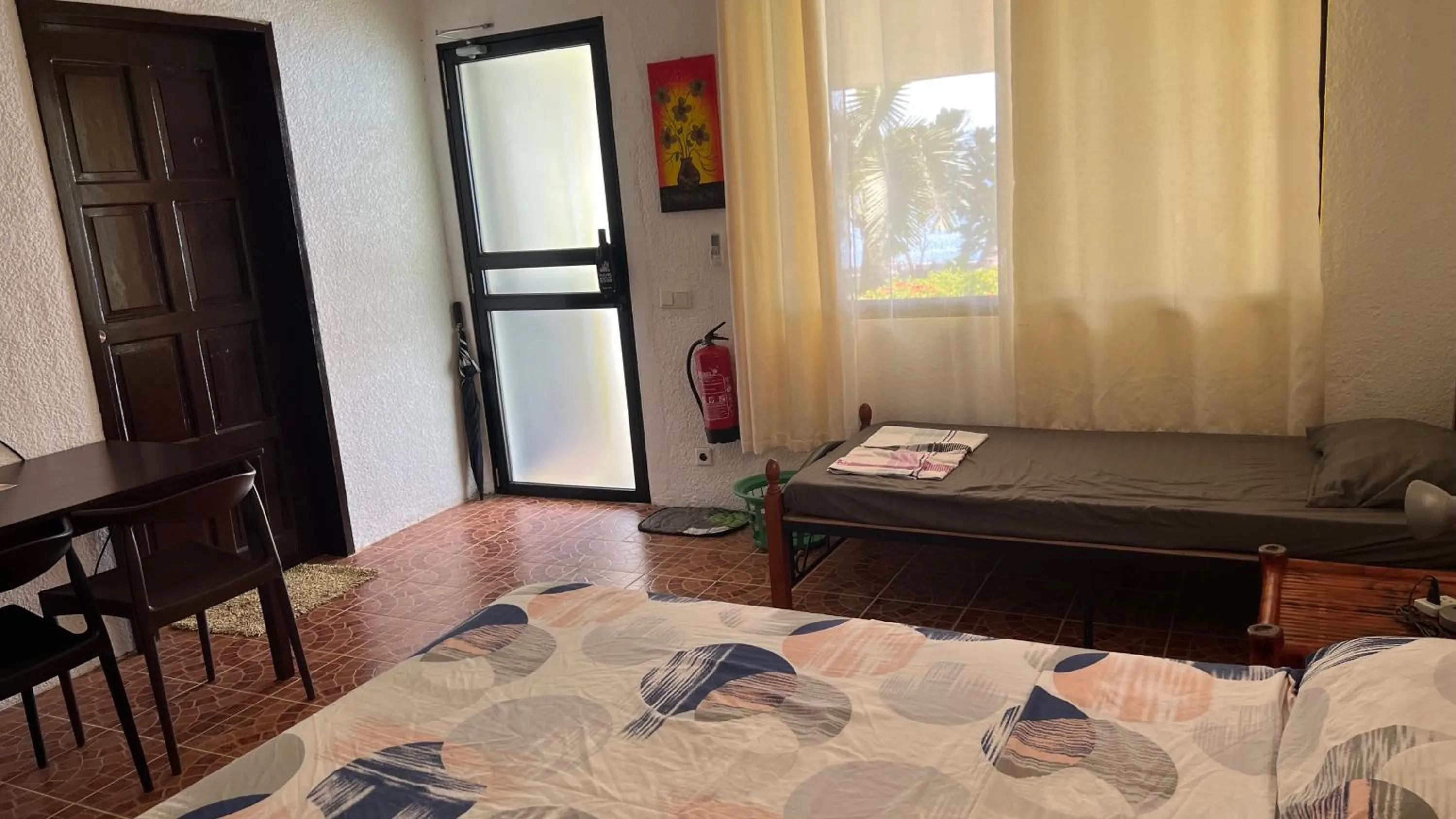 Bed in Pintuyan Dive Resort