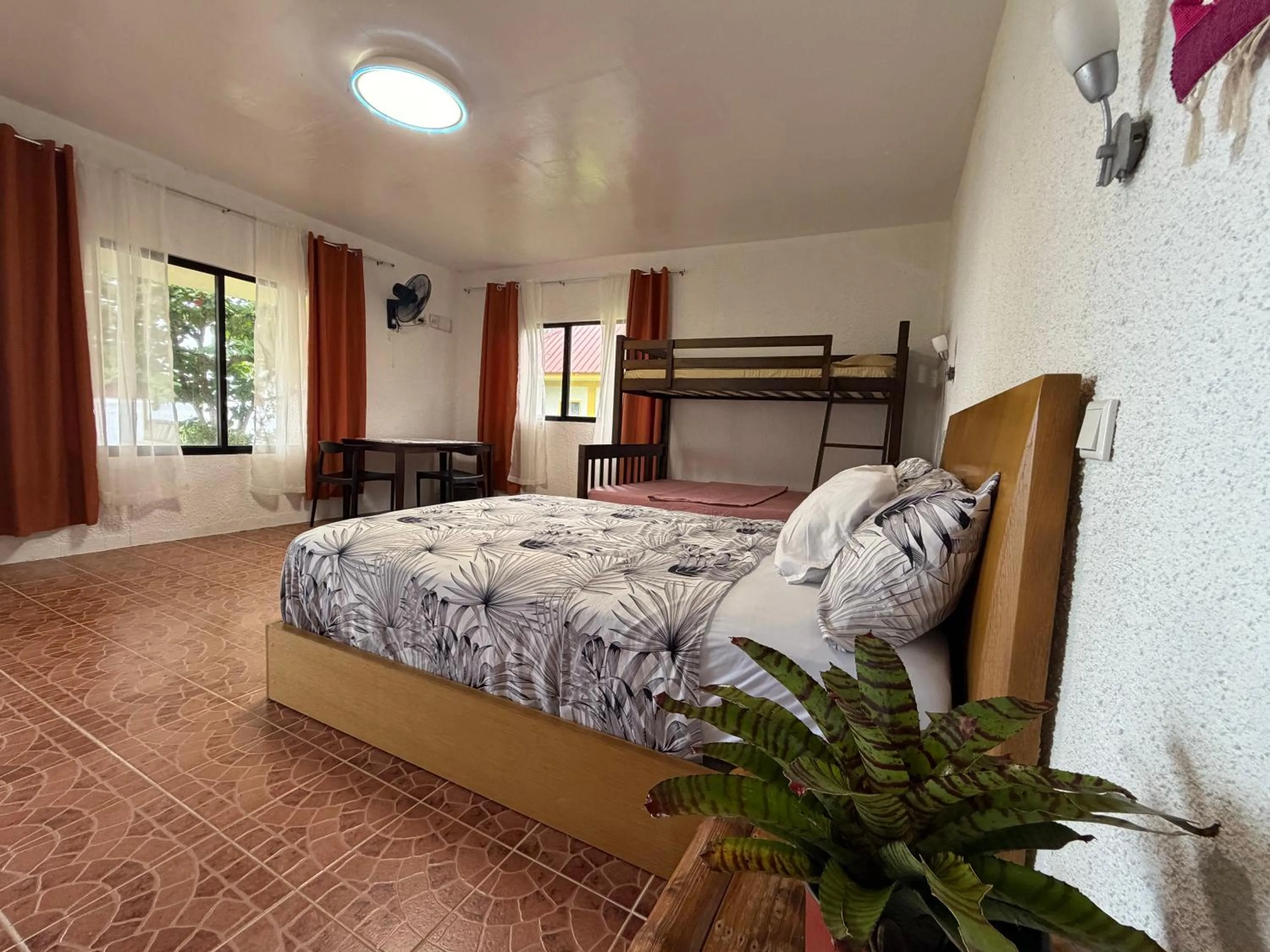 Bed in Pintuyan Dive Resort