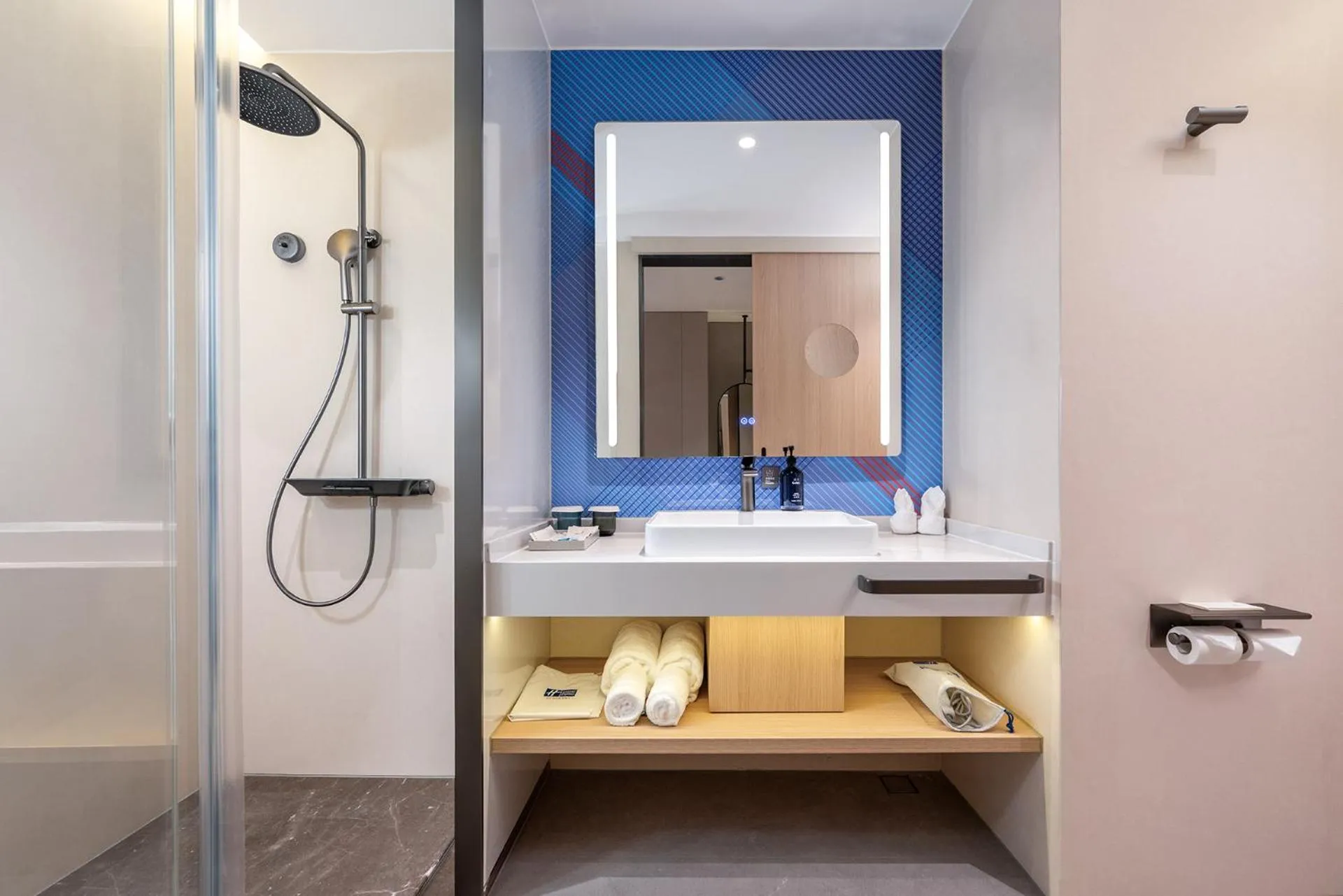 Bathroom in Holiday Inn Express Shenzhen Sports Center by IHG