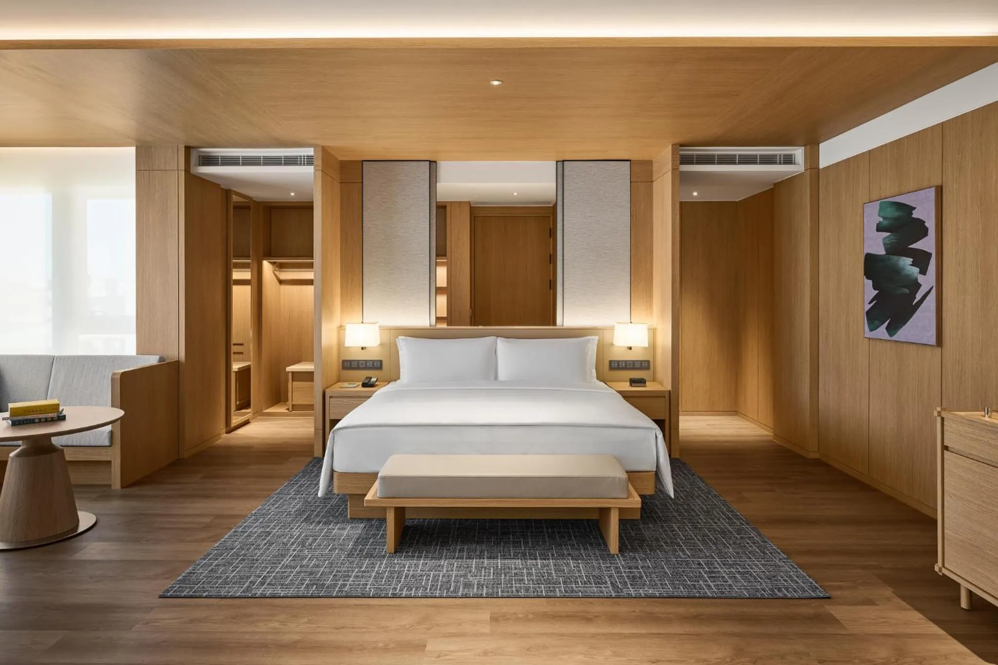 Photo of the whole room, Bed in InterContinental Hotels New Taipei Hot Spring by IHG