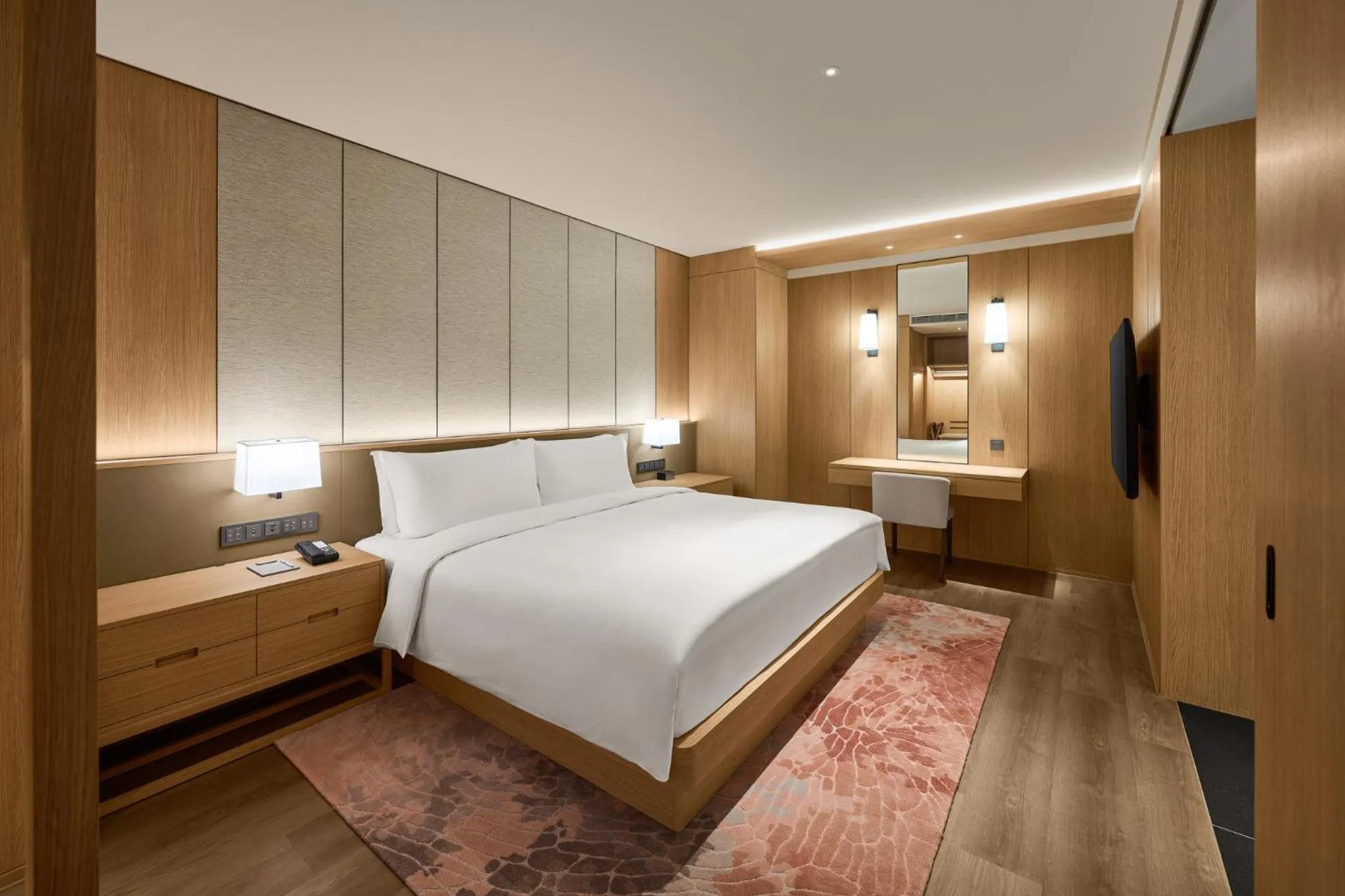 Bed in InterContinental Hotels New Taipei Hot Spring by IHG