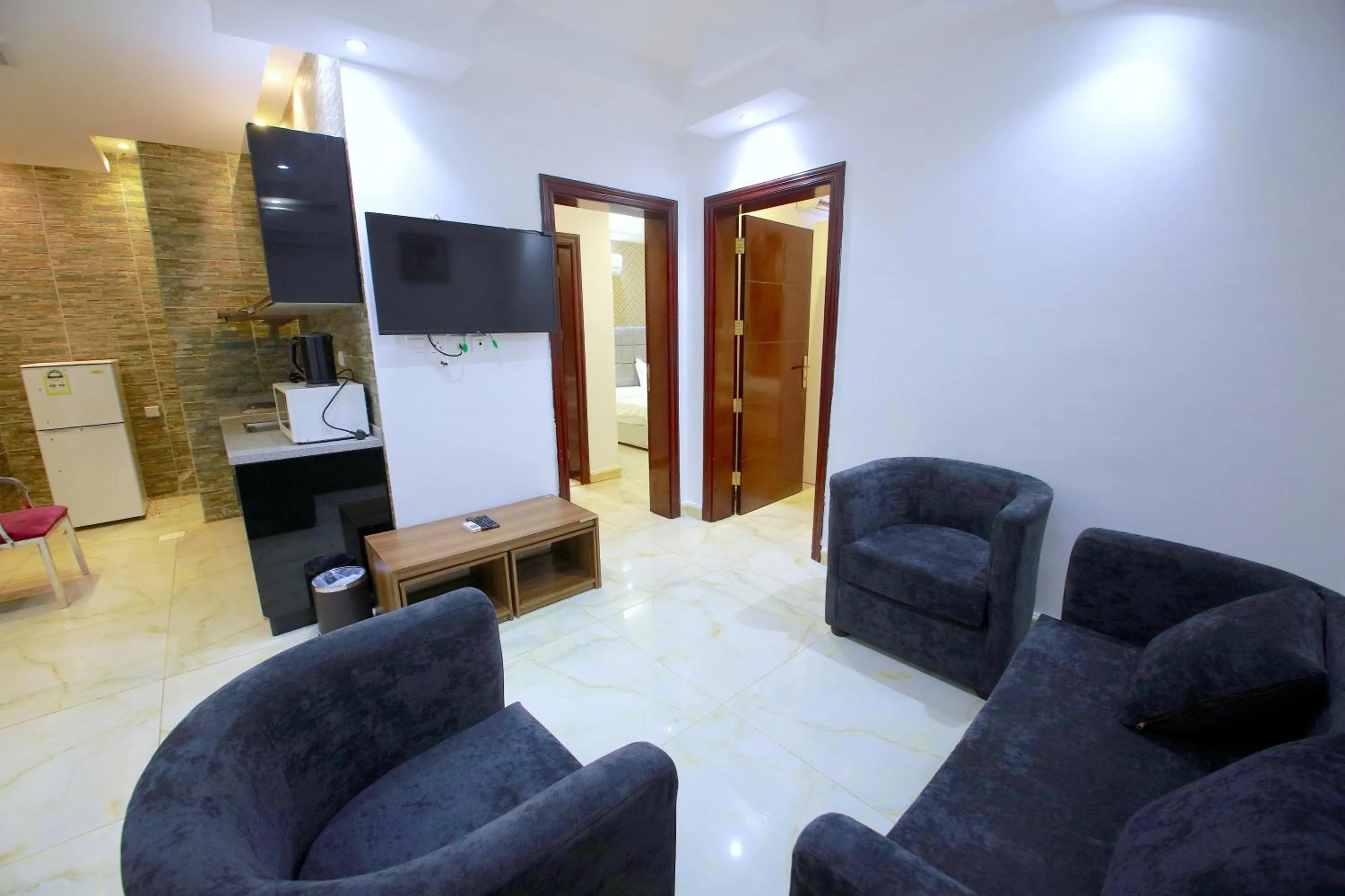 Seating area in Developed view Hotel