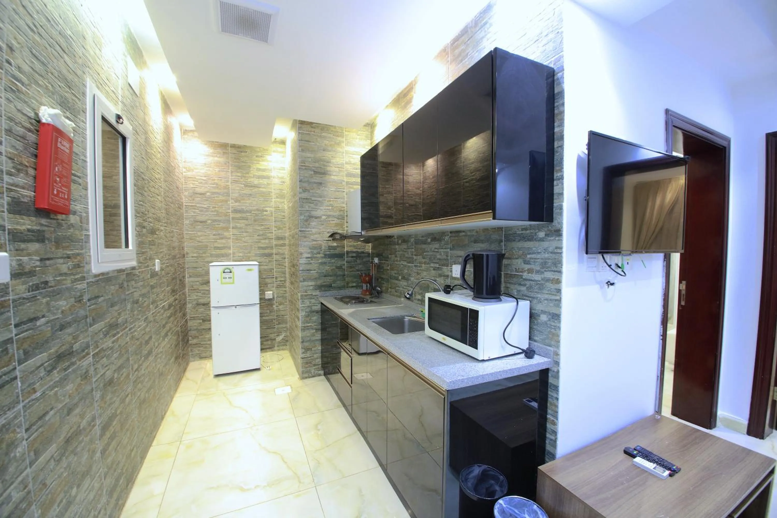 Kitchen or kitchenette in Developed view Hotel