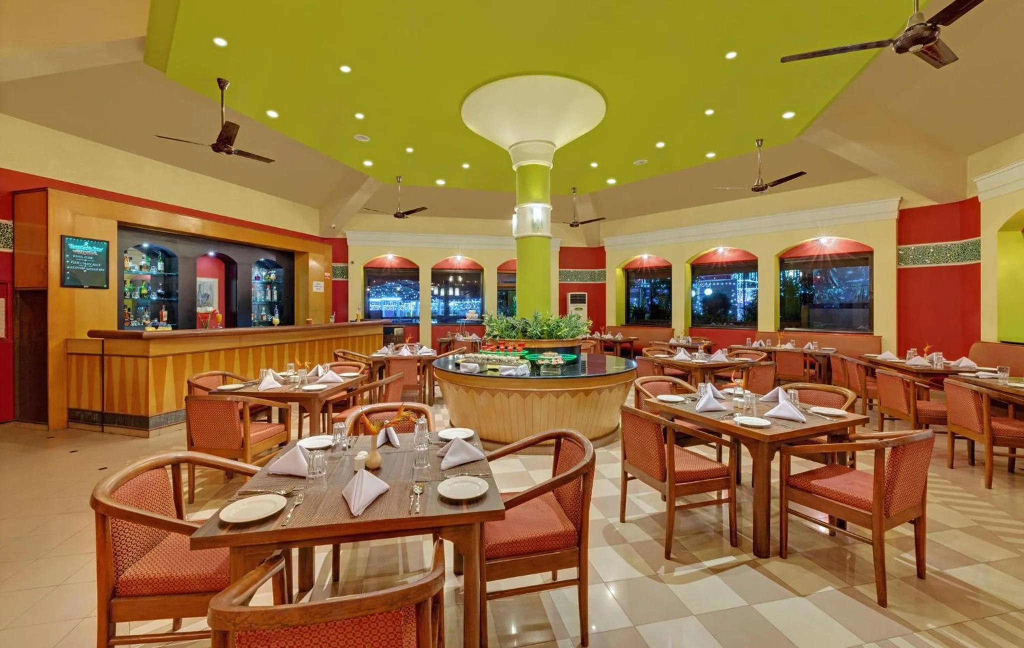 Dining area in The Fern Kesarval Hotel & Spa, Verna Plateau - Goa