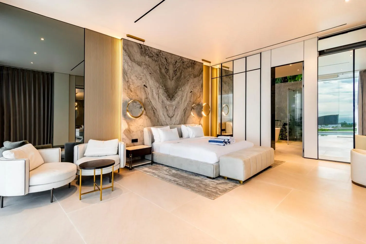 Living room, Bed in Sky Star Ocean View Uluwatu