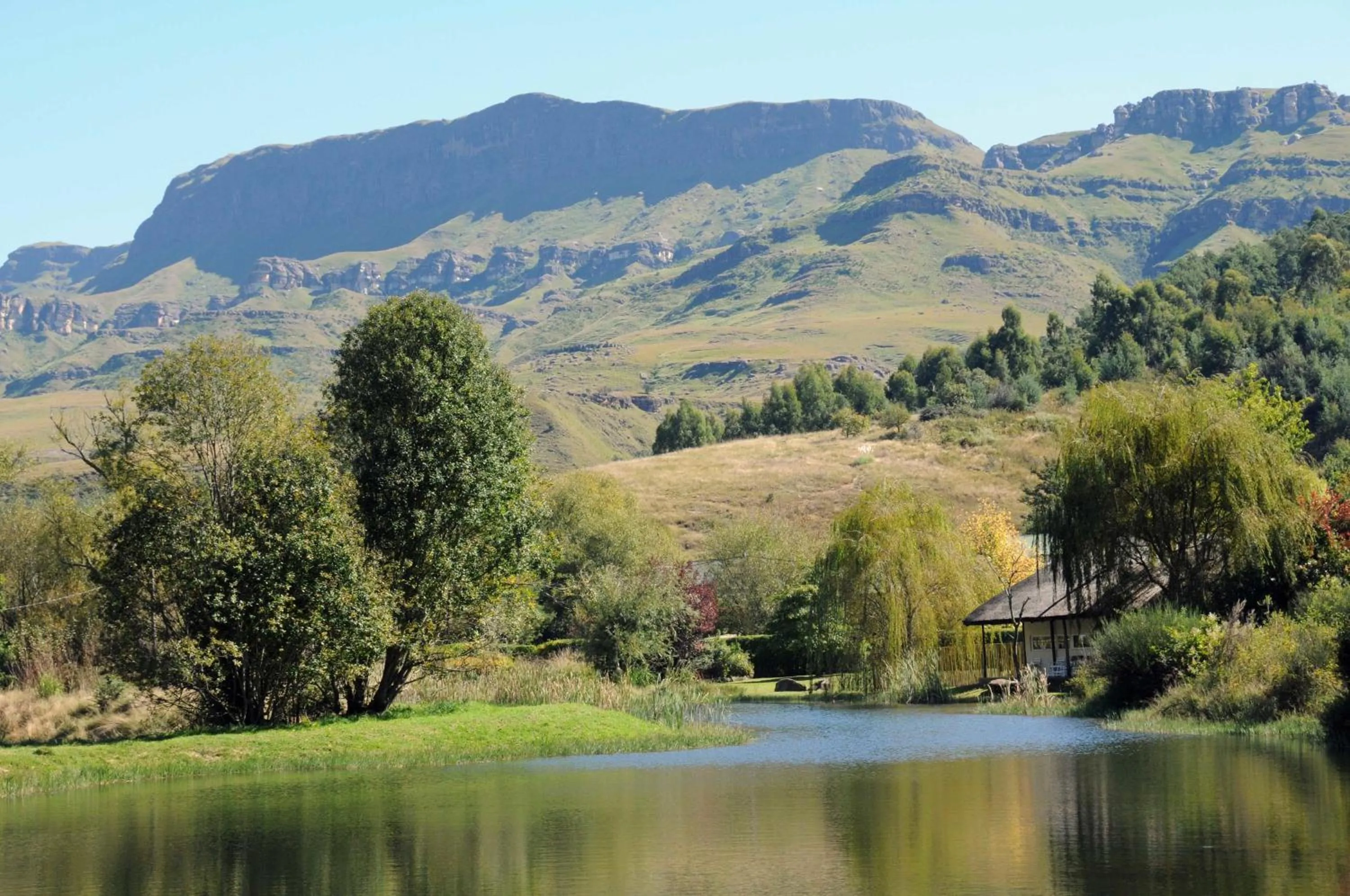 Lake view in Mkomazana Mountain Cottages