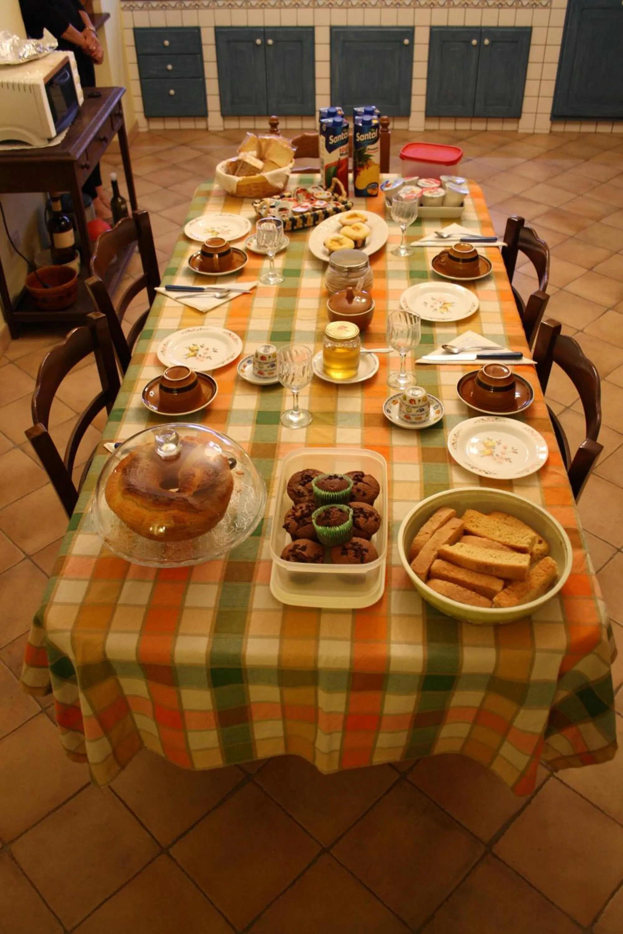 Italian breakfast in Agriturismo Casale 1921