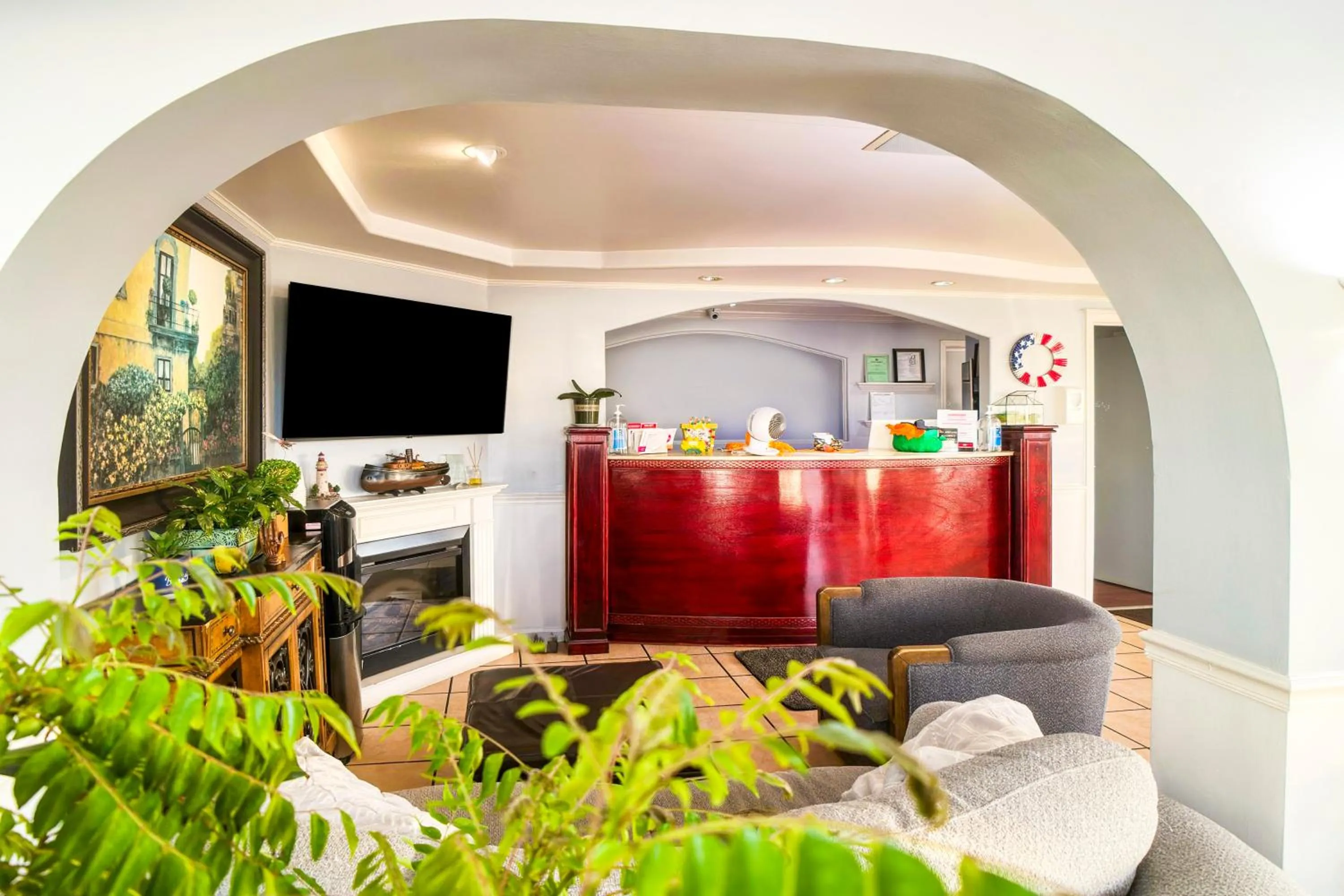 Lobby or reception in Hotel O Haven Inn Huntsville AL US 72