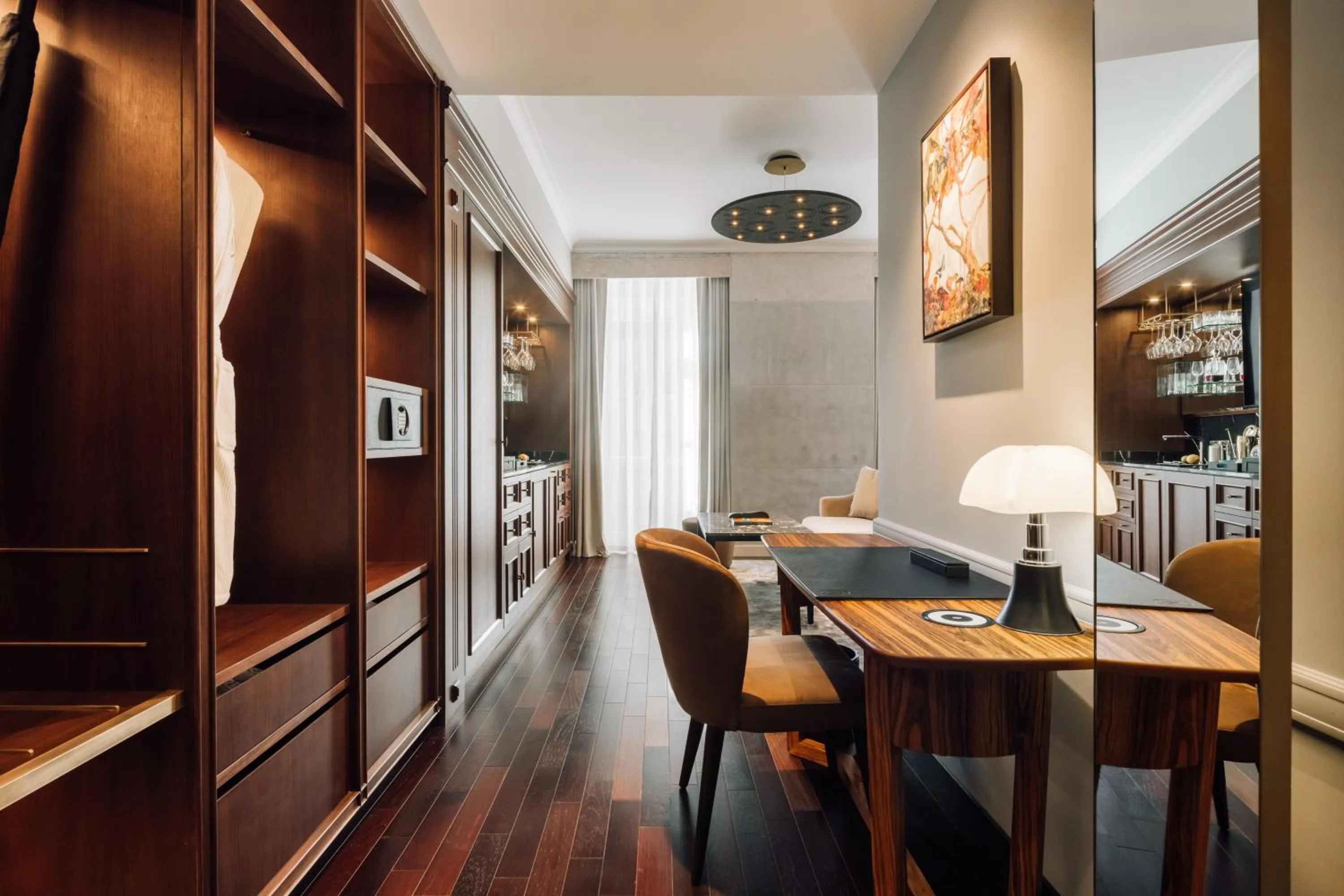 Seating area in MYTHIC SANA Downtown Suites
