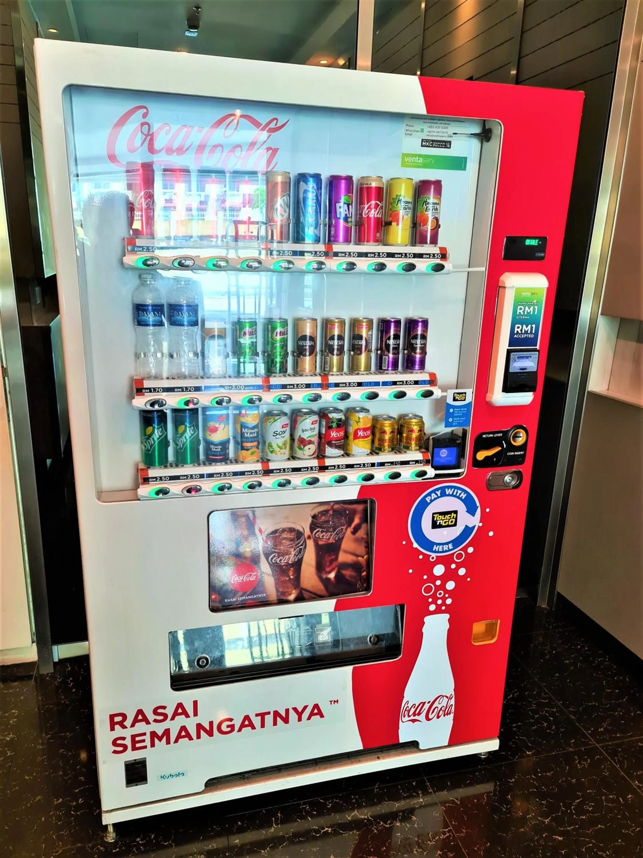 vending machine in Nexus Business Suite Hotel
