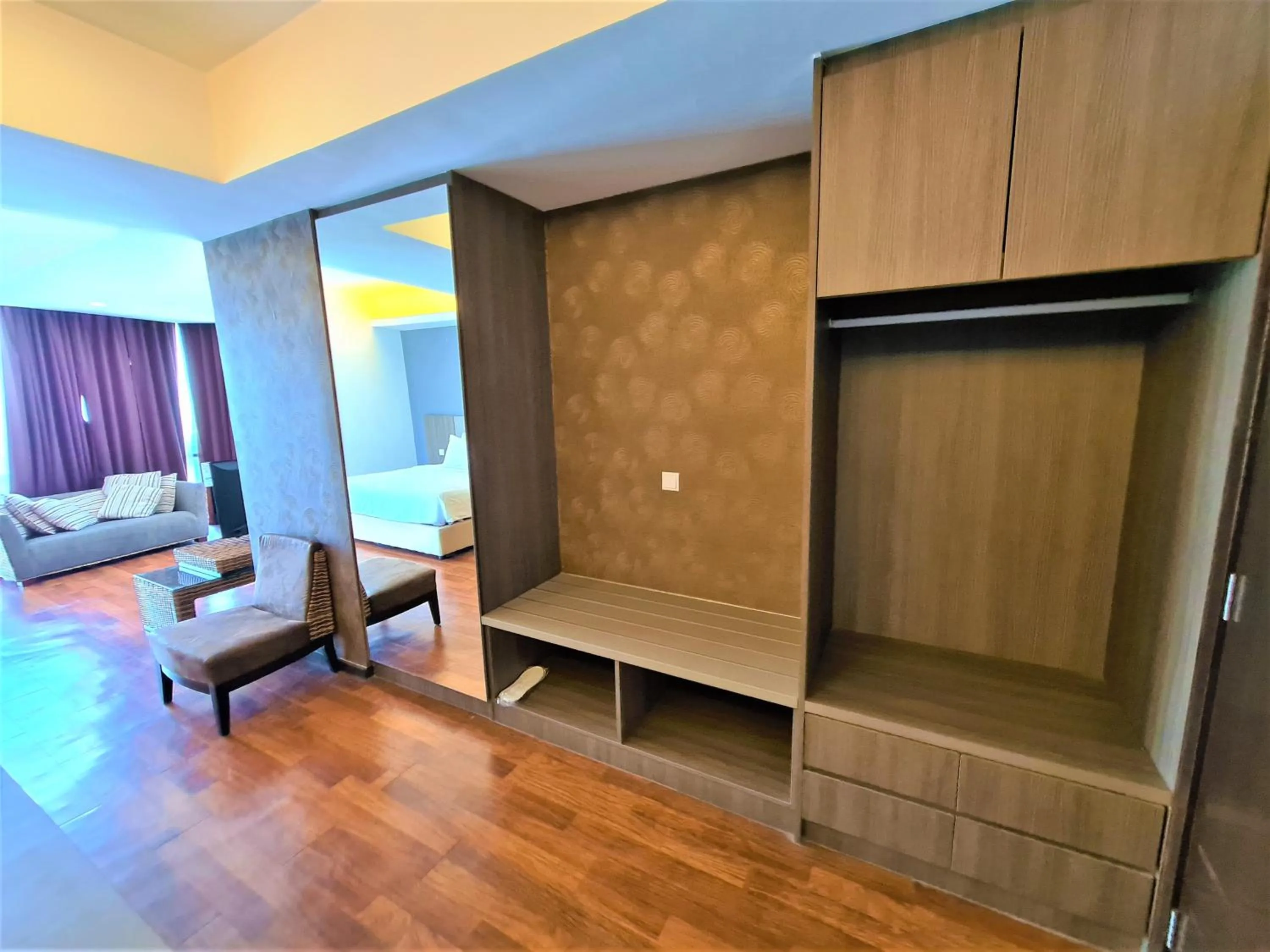 wardrobe in Nexus Business Suite Hotel