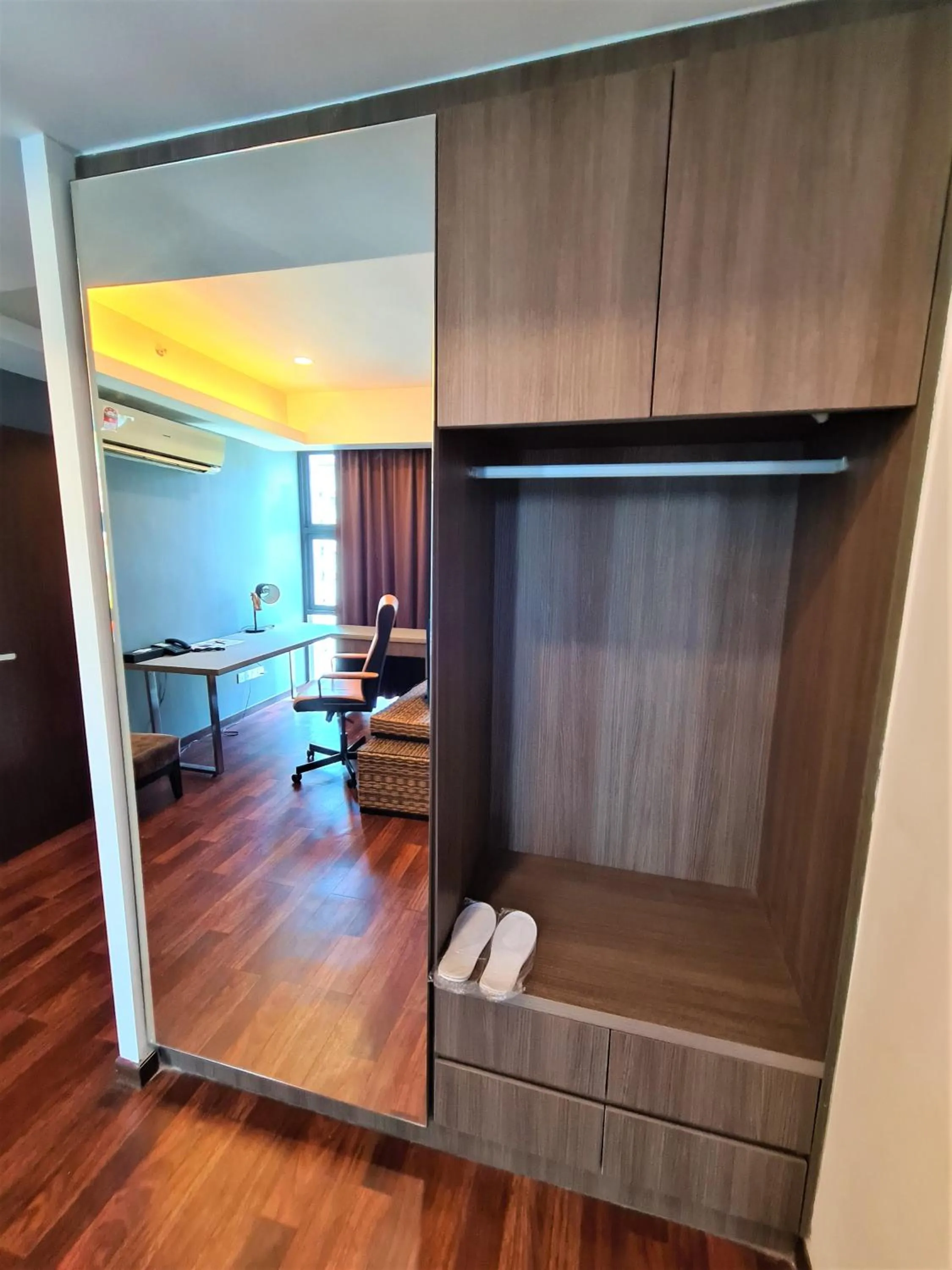 wardrobe in Nexus Business Suite Hotel