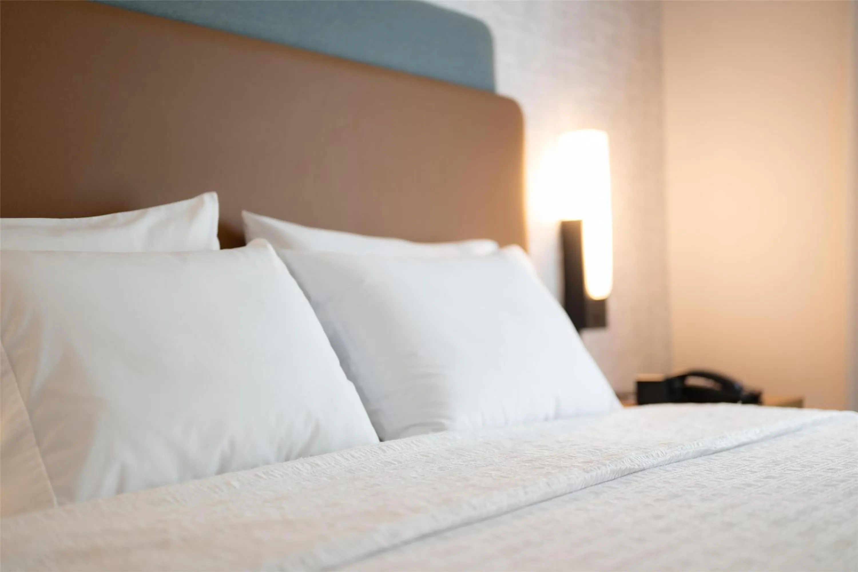 Bed in Hampton Inn and Suites La Crosse Downtown