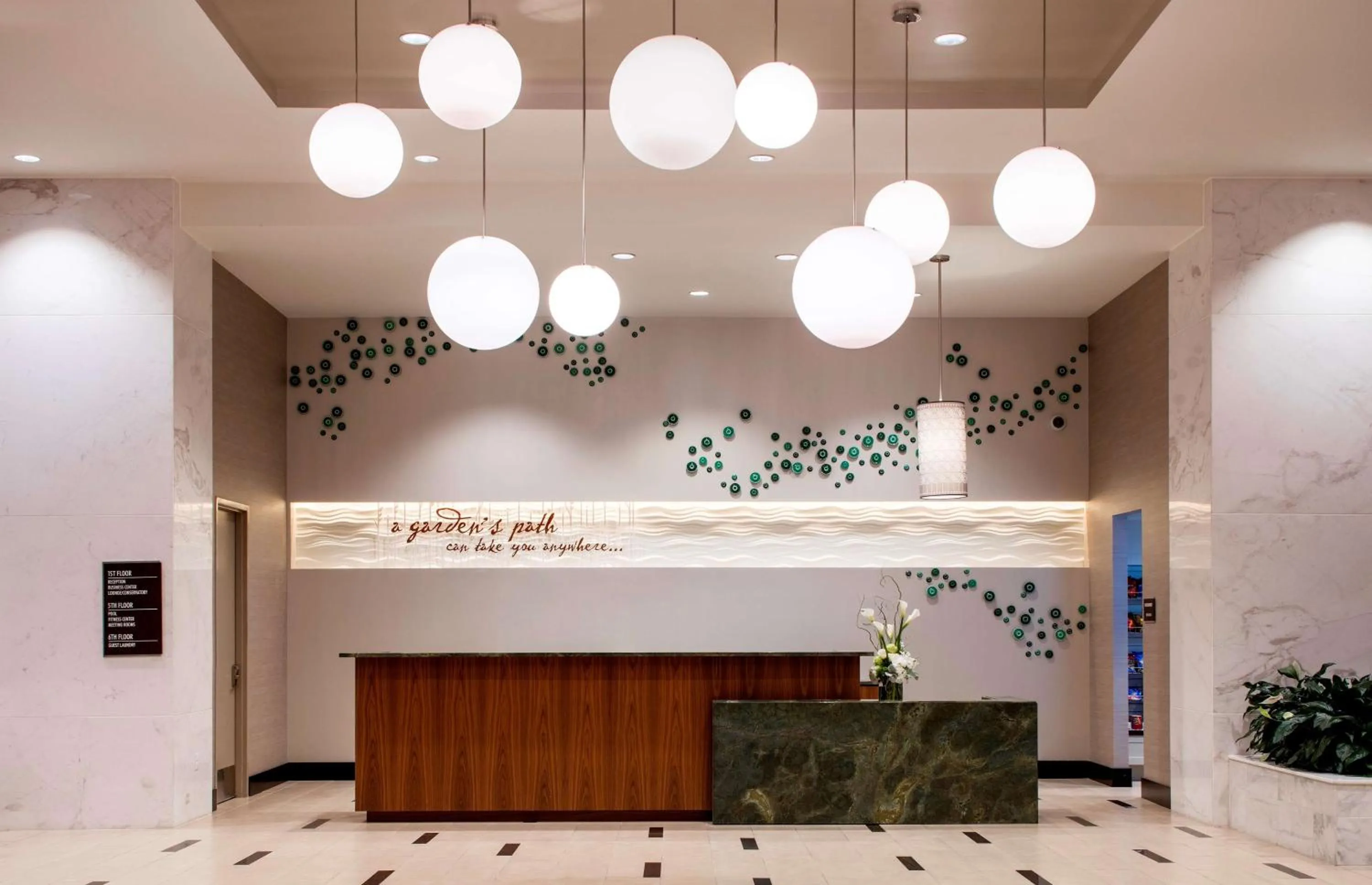 Lobby or reception in Hilton Garden Inn Downtown Dallas