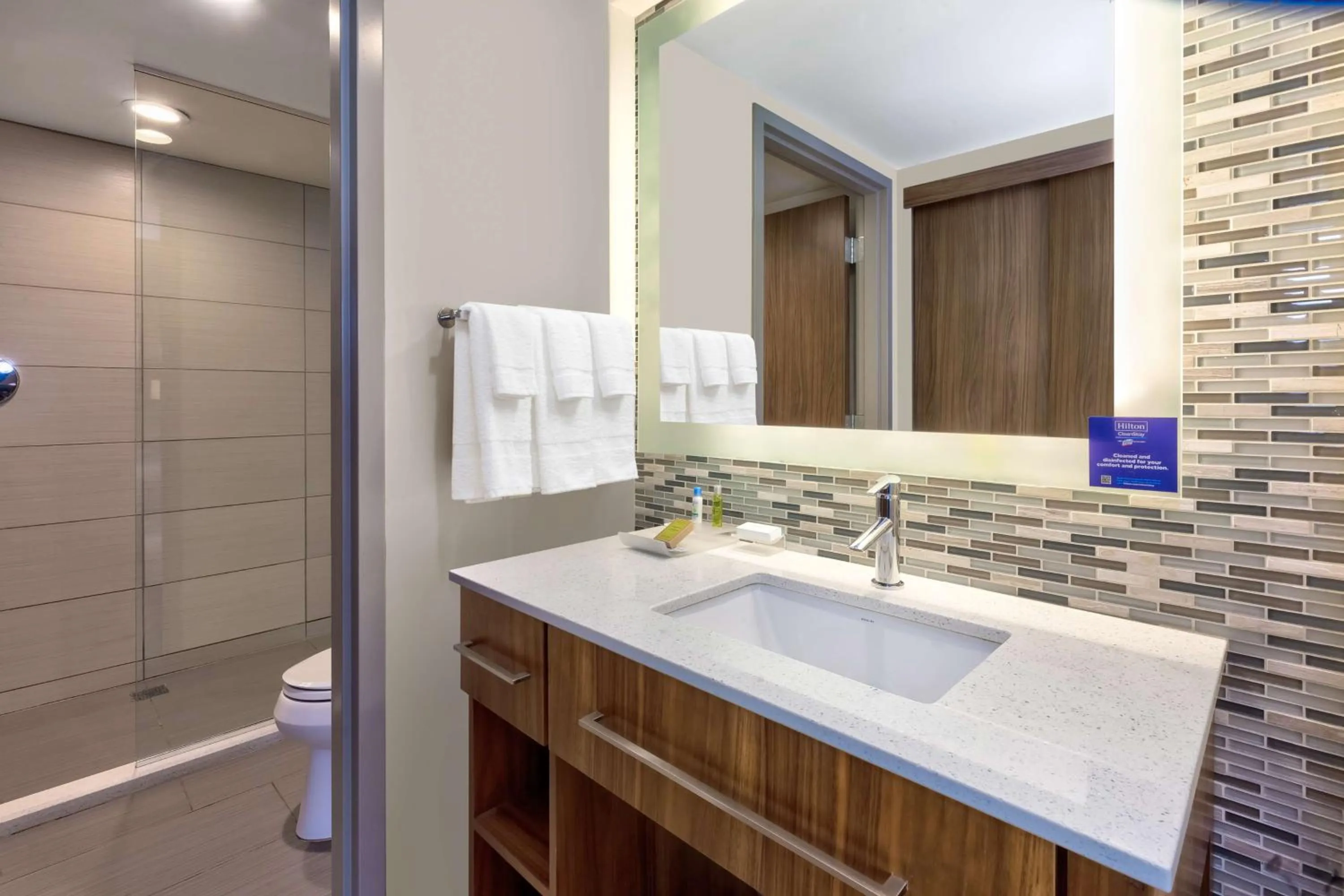 Bathroom in Homewood Suites by Hilton Pittsburgh Downtown