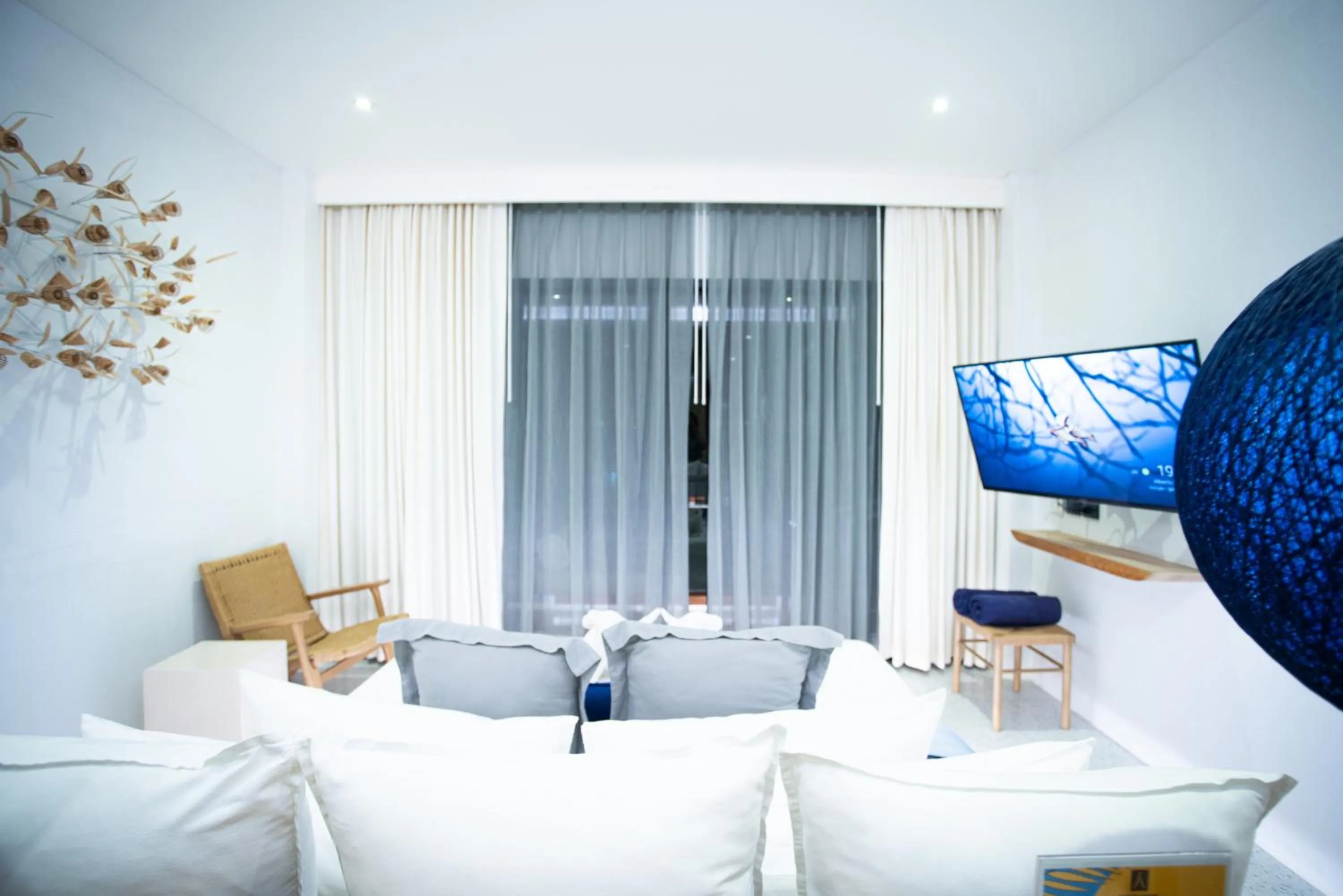 Bed in Sichon Cabana Beach Resort