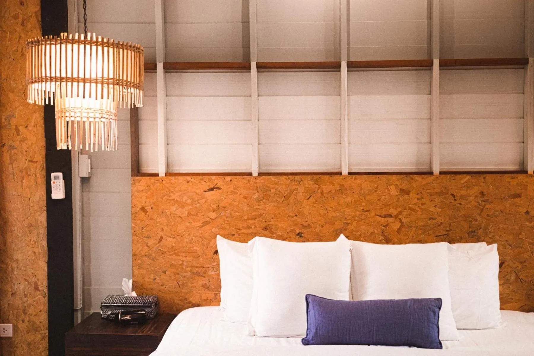 Bed in Sichon Cabana Beach Resort