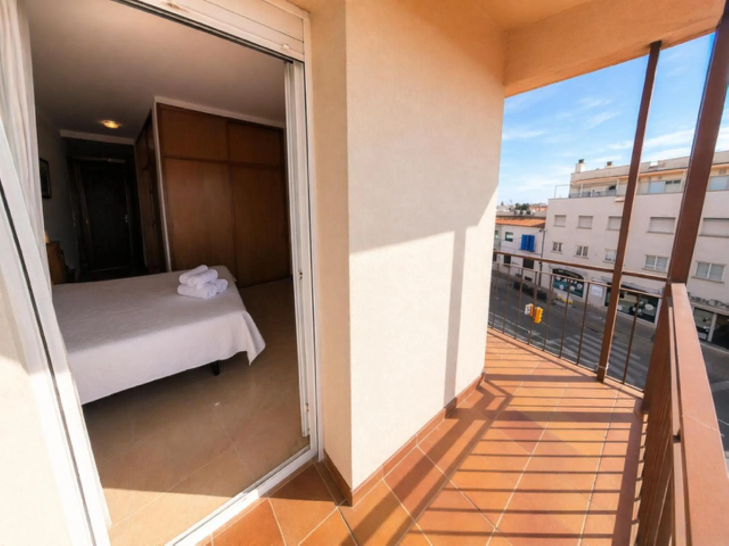 Balcony/Terrace, Bed in Atico Duplex Coral