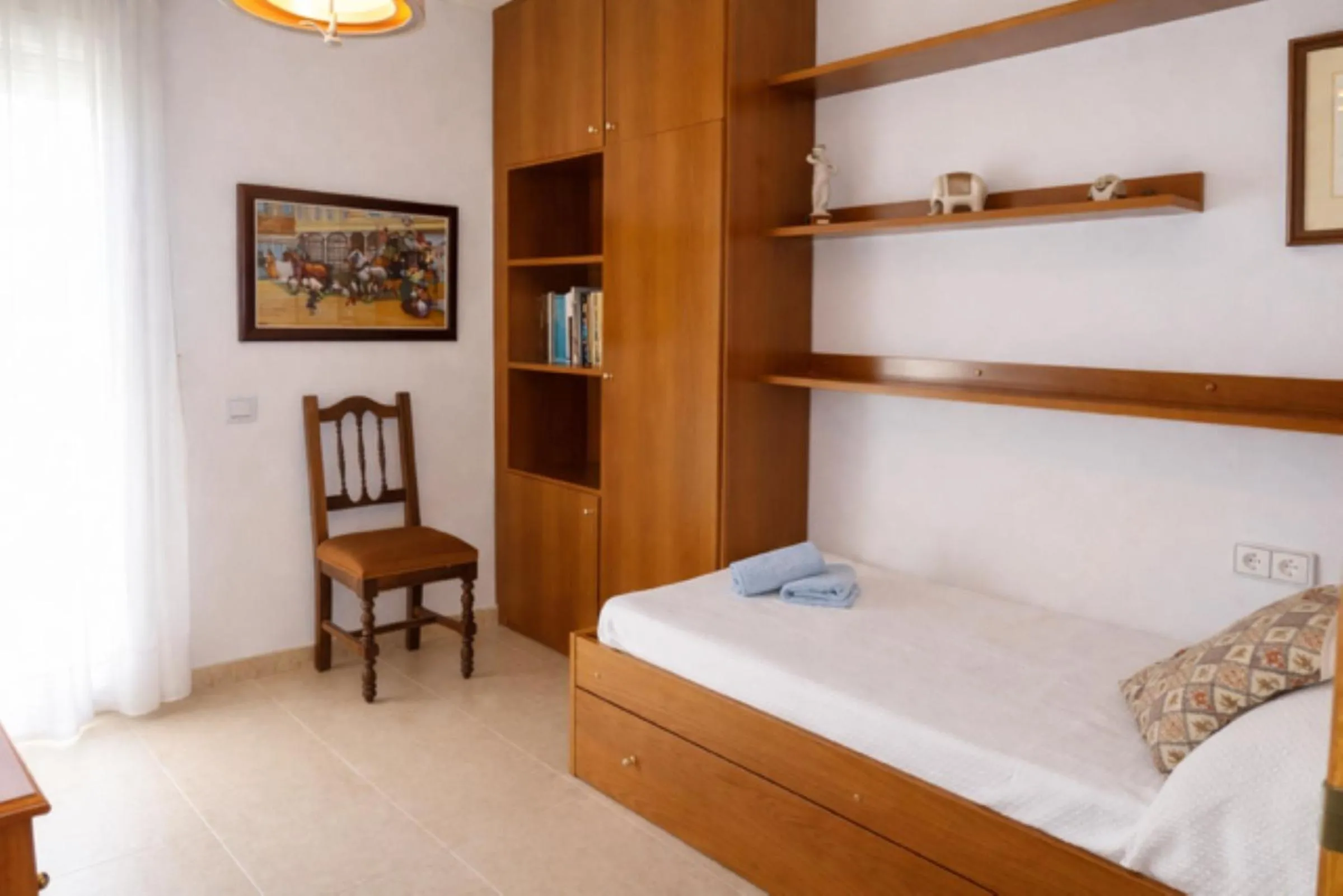 Bedroom, Bed in Atico Duplex Coral