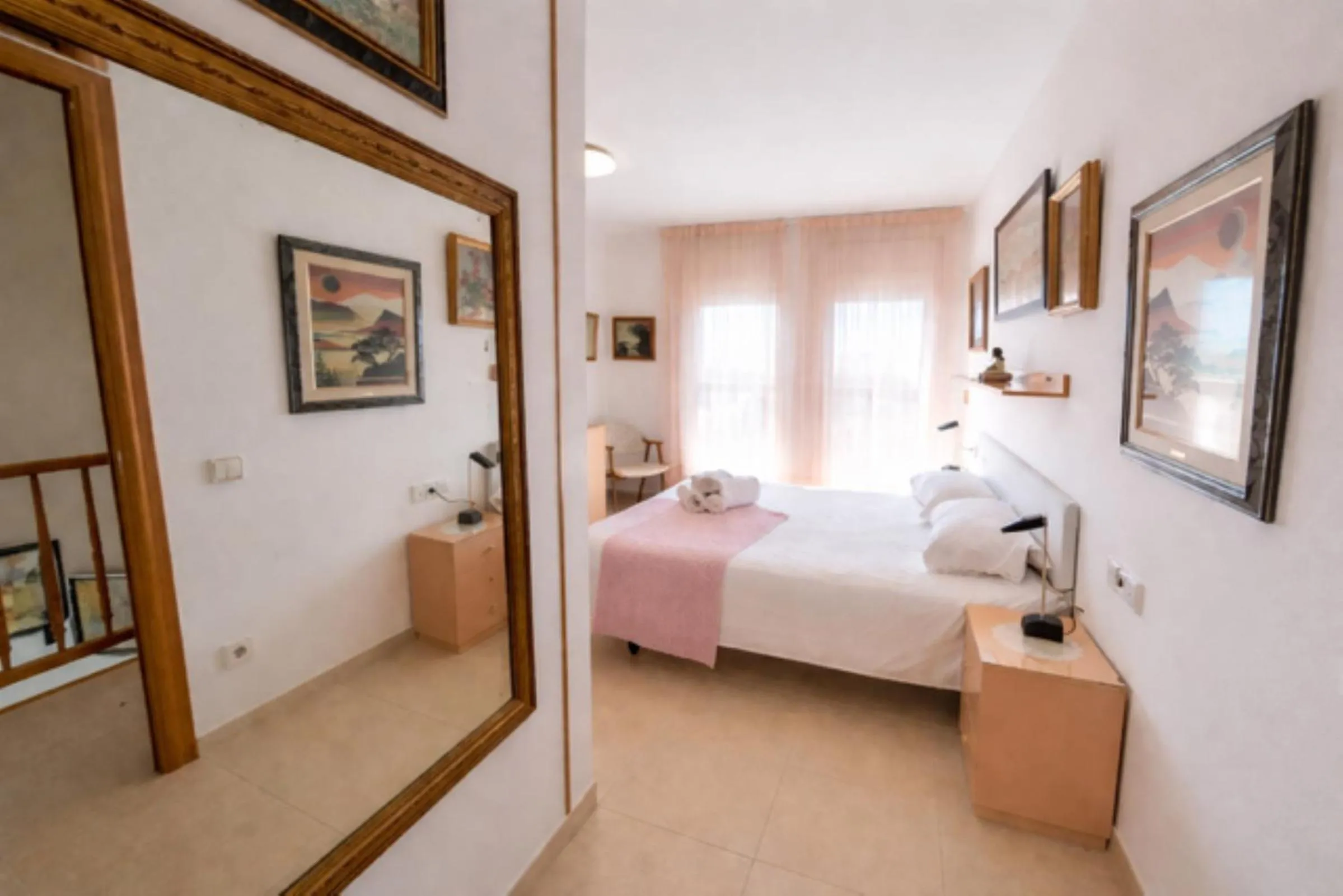Bedroom, Bed in Atico Duplex Coral