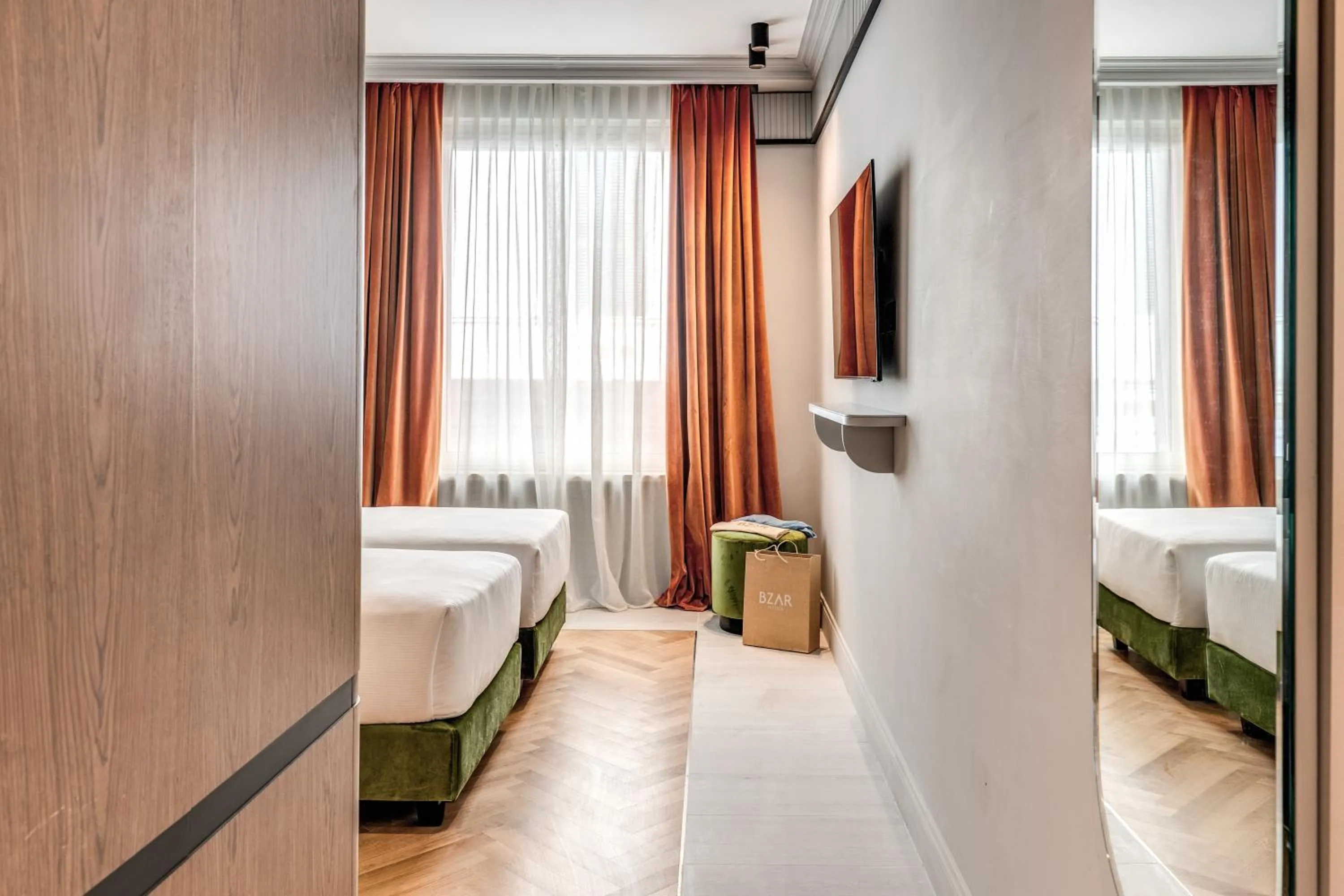 Bed in Prassede Boutique Hotel