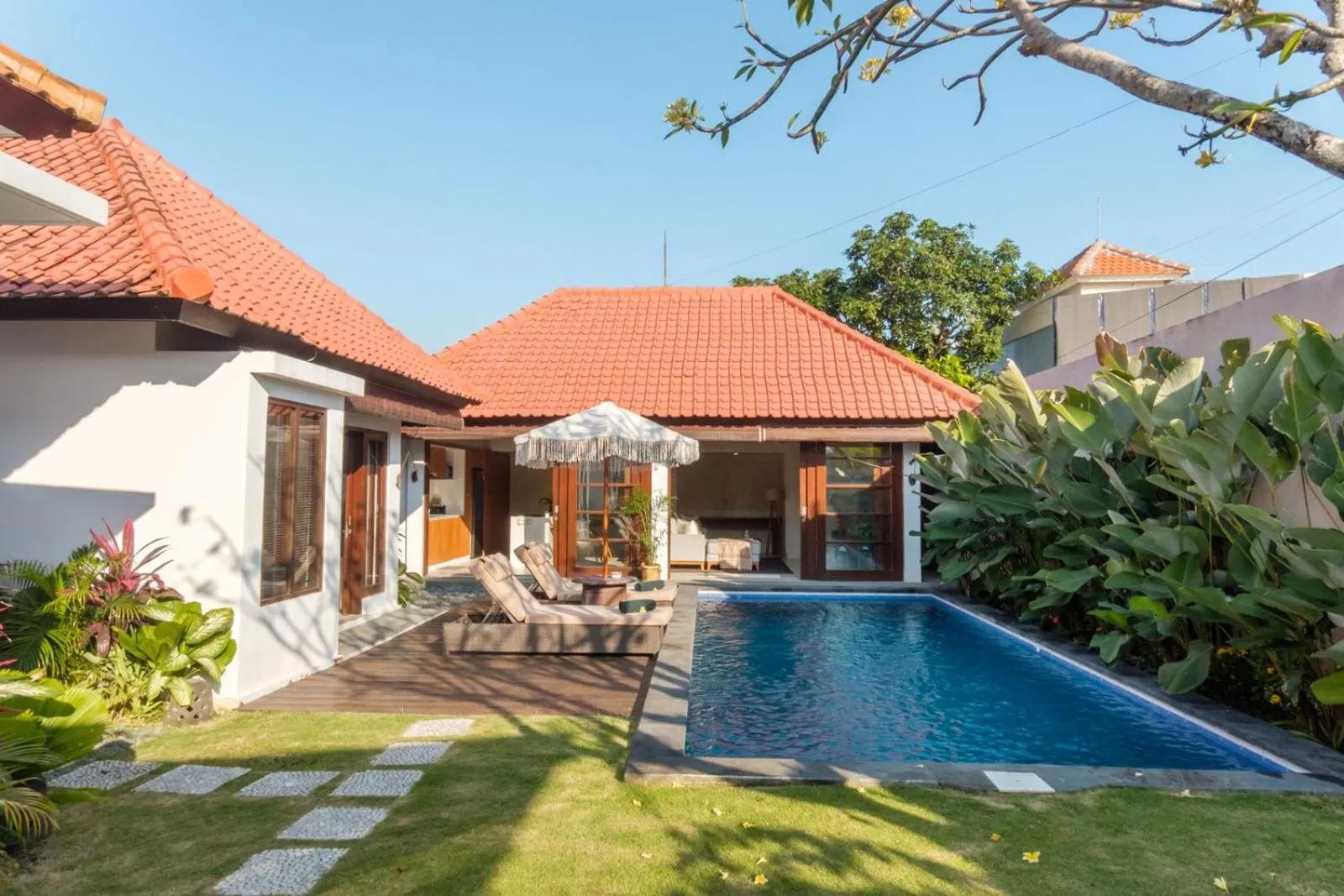Swimming pool in Madeira Casa Canggu, Bali