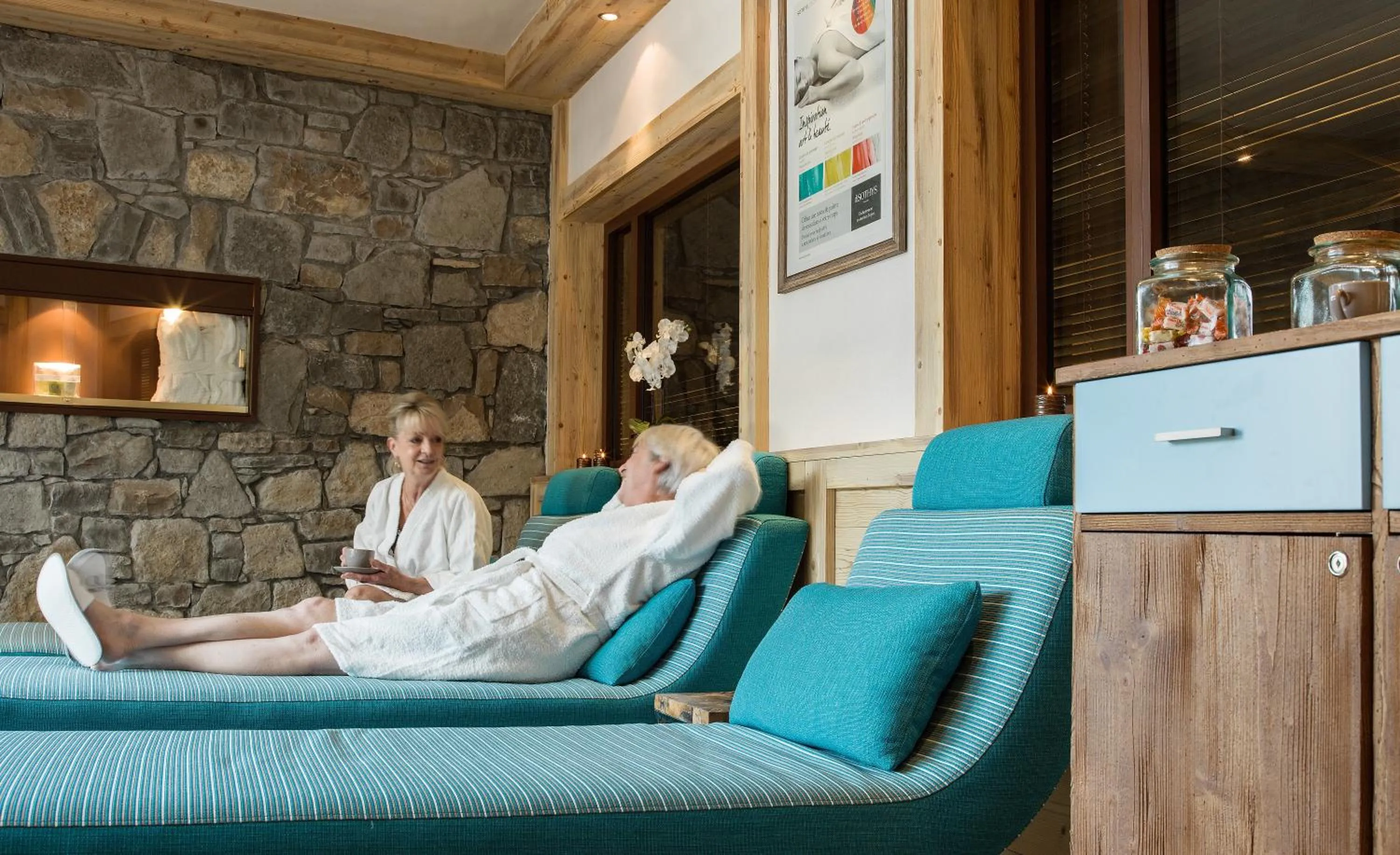 Spa and wellness centre/facilities in CGH Résidence Boutique Les Chalets De Laÿssia