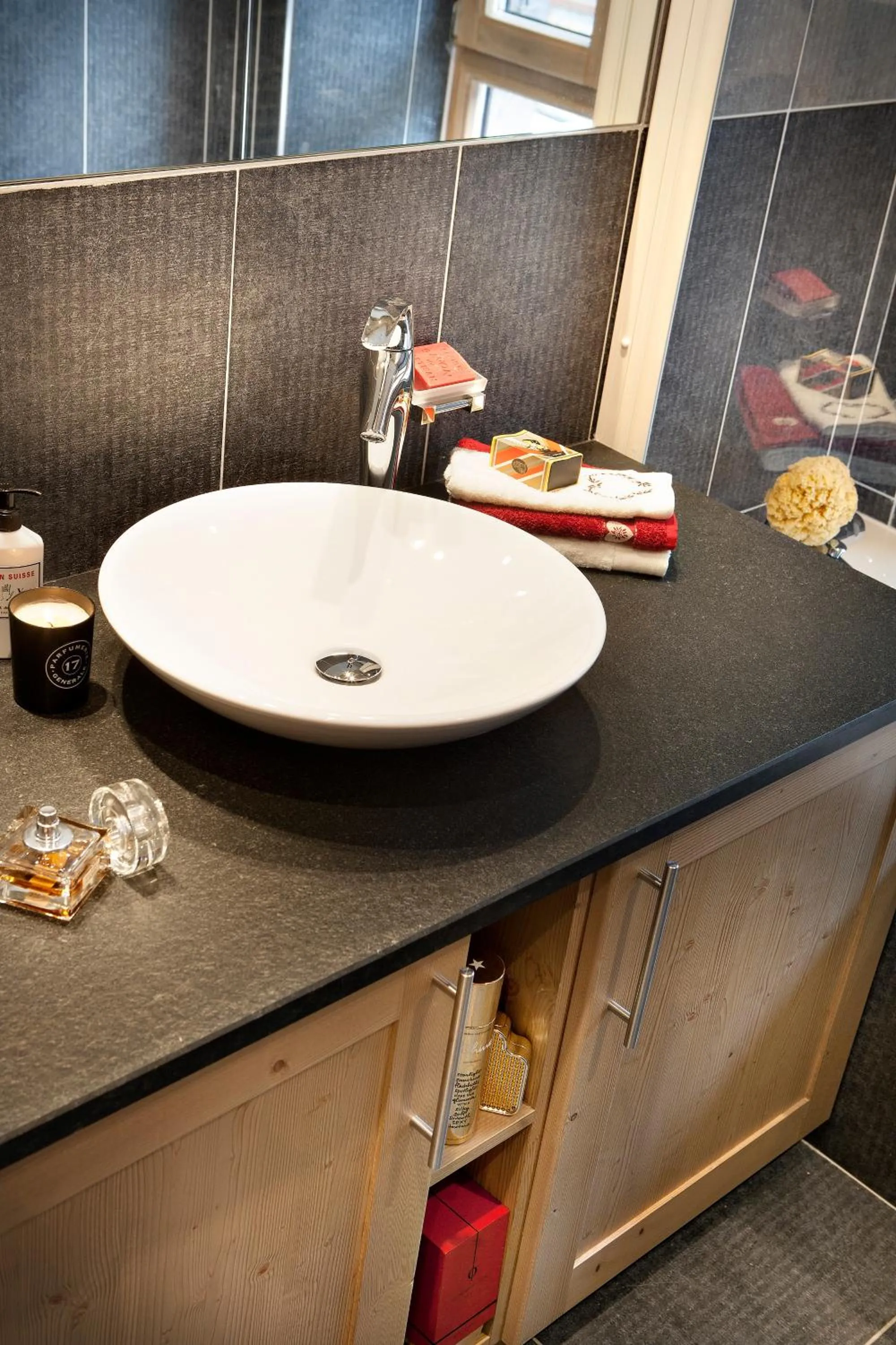 Bathroom in CGH Résidence Boutique Les Chalets De Laÿssia