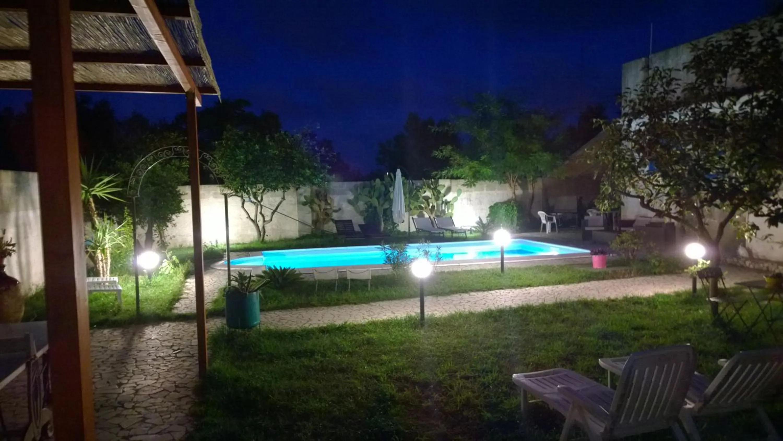 Garden in B&B Villa Romina