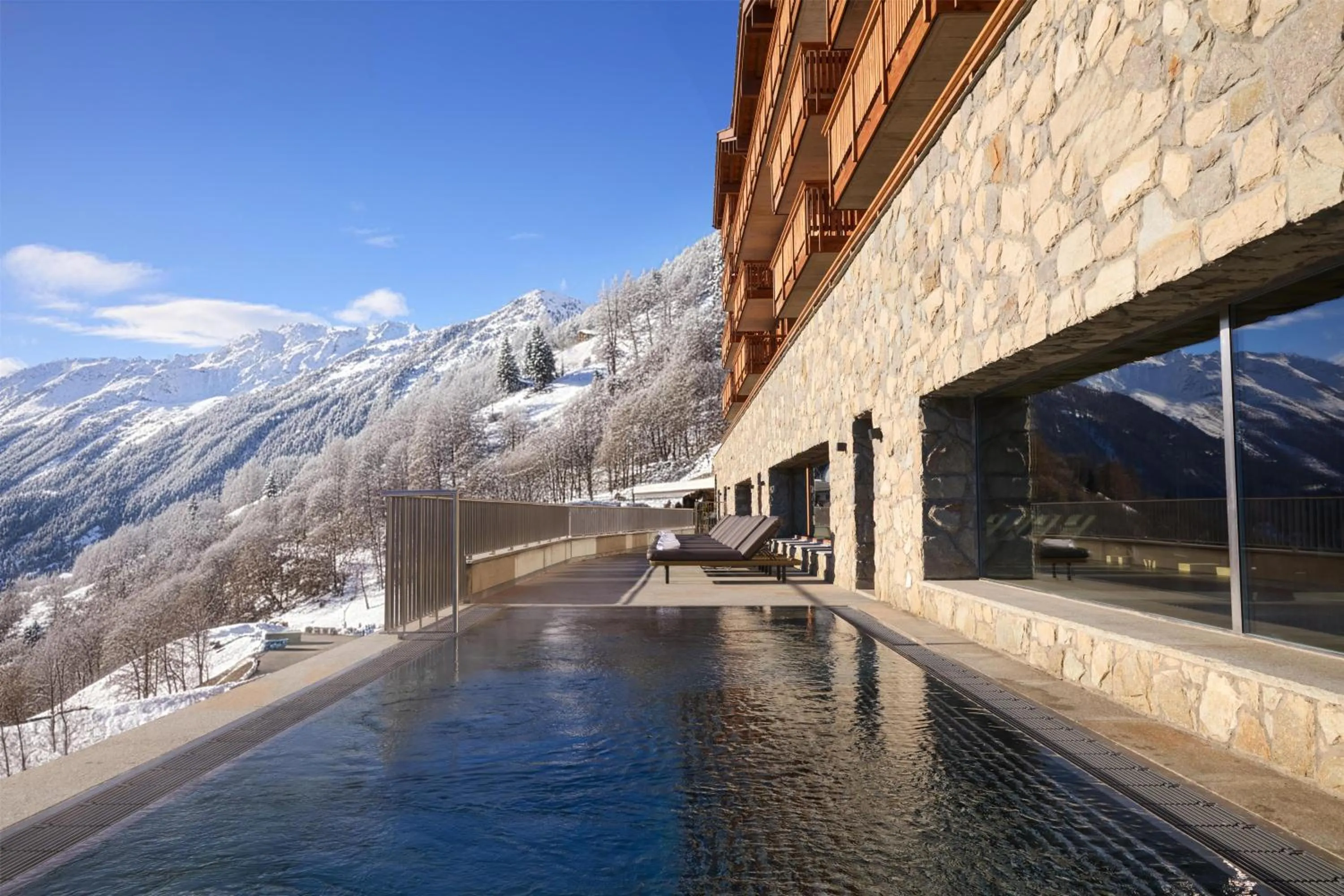 Pool view in Dent Blanche Resort - TemptingPlaces Collection
