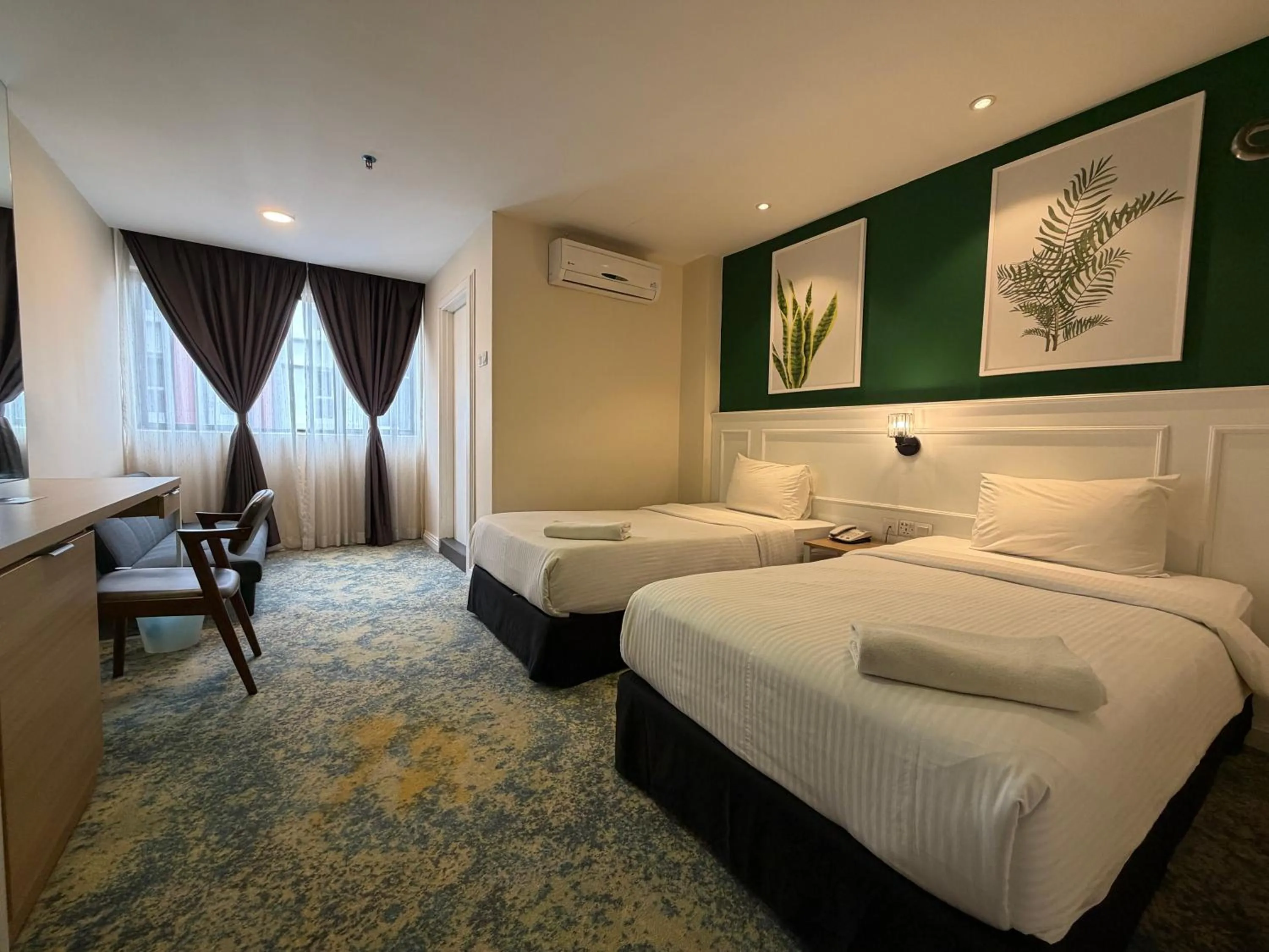 Bed in Asto Hotel Kuala Lumpur