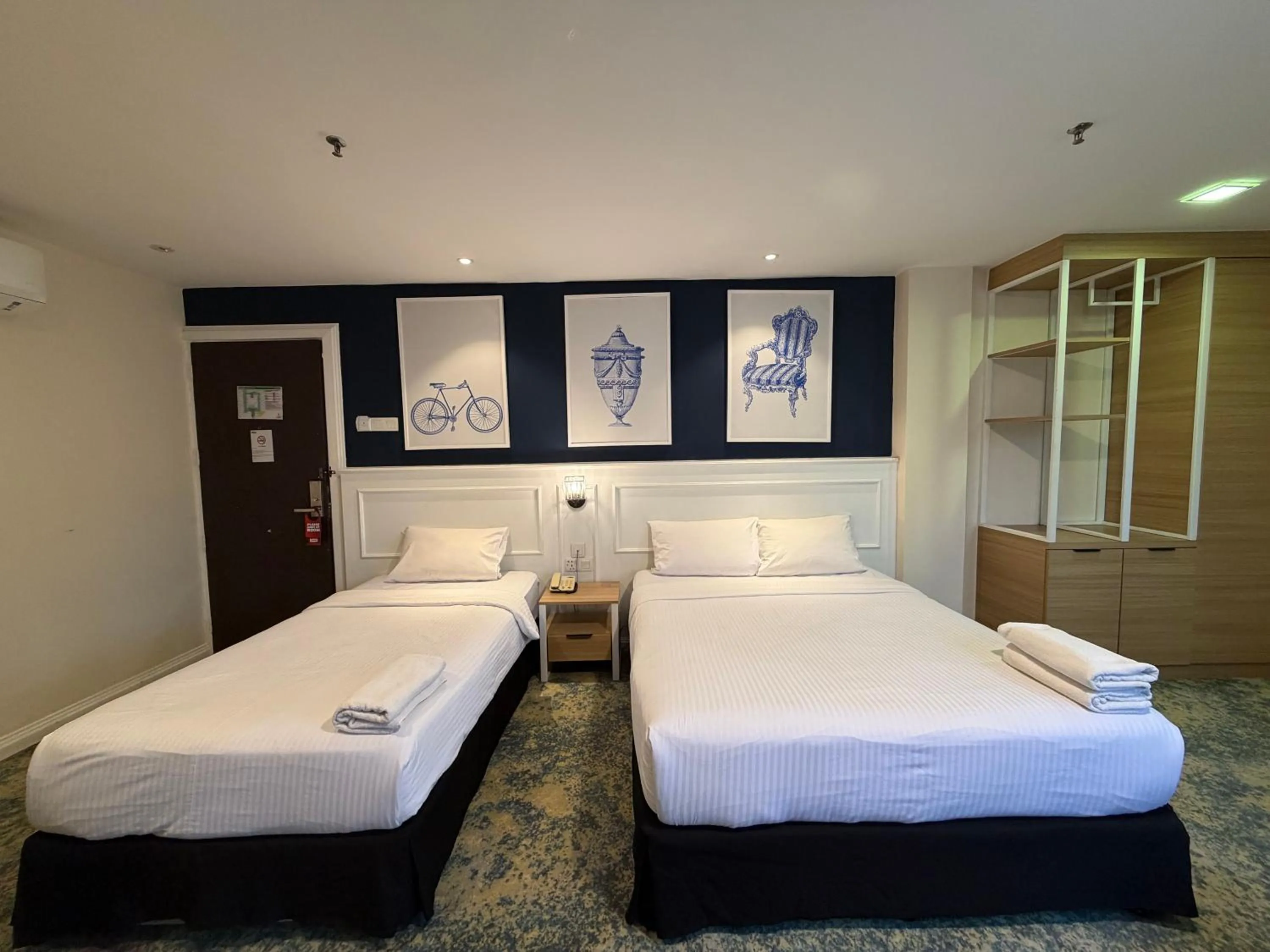 Bed in Asto Hotel Kuala Lumpur