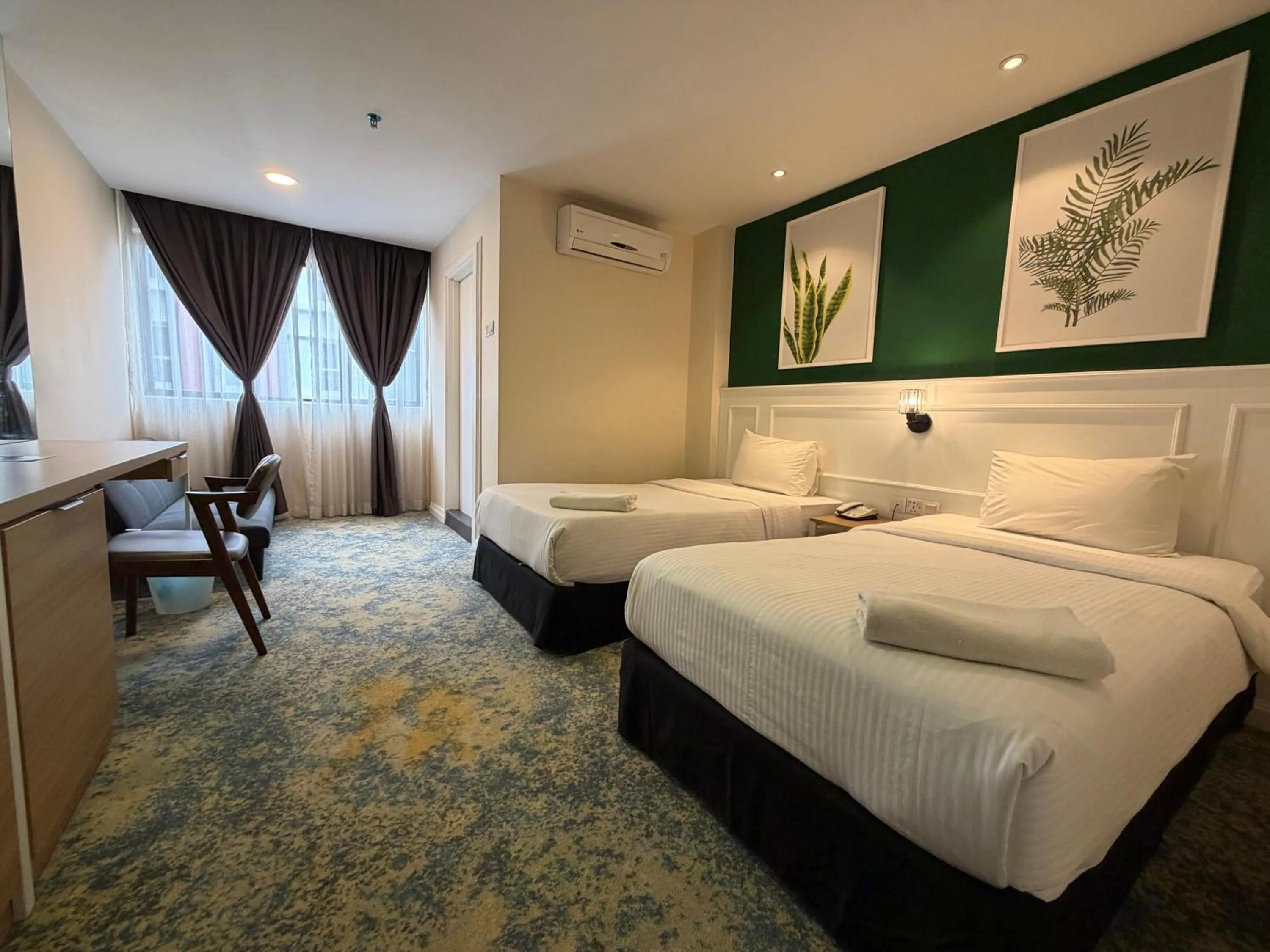 Bed in Asto Hotel Kuala Lumpur